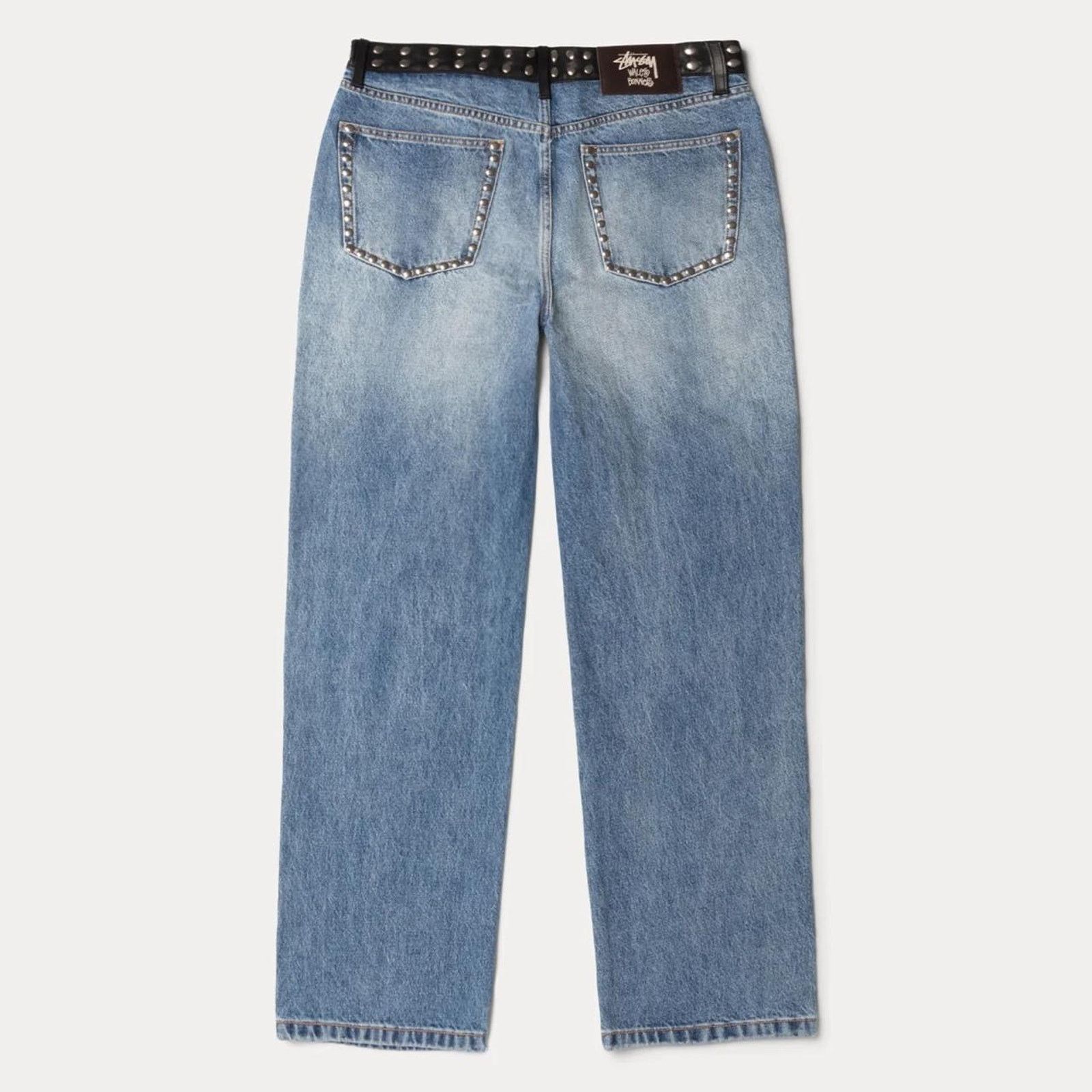 Stussy 🖤 Stussy x Wales Bonner Studded Denim Jeans Men 38 Size US 38 / EU 54 - 2 Thumbnail