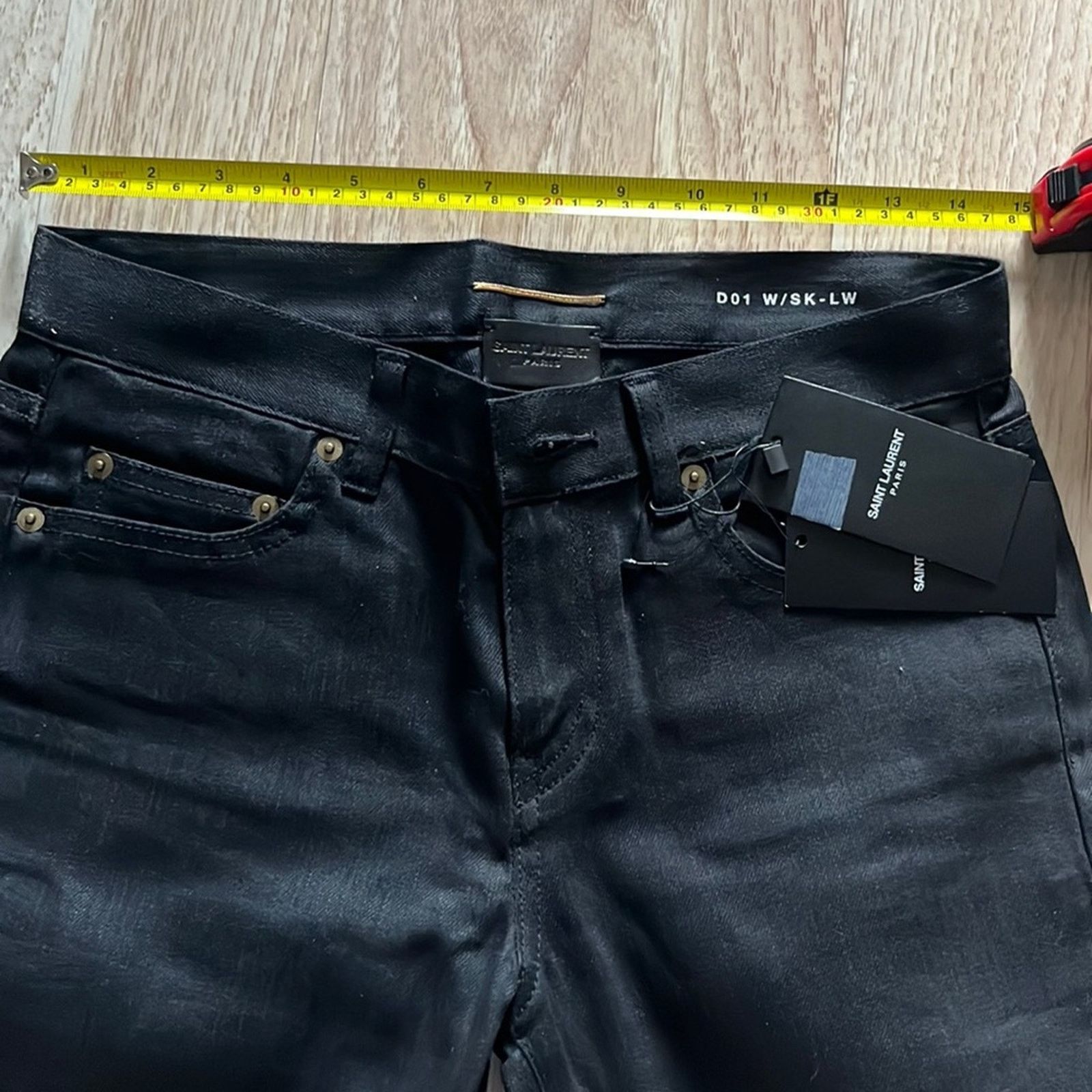 Yves Saint Laurent YSL women black jeans Size 27" / US 4 / IT 40 - 5 Thumbnail