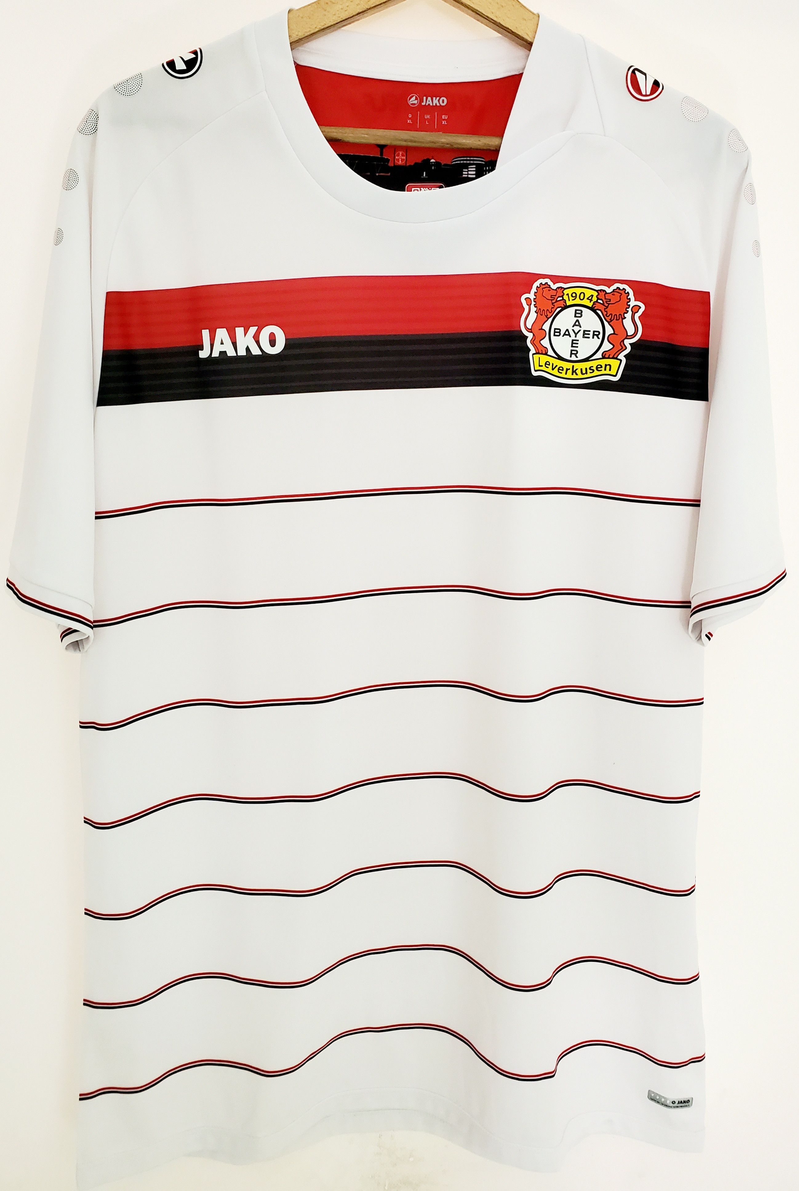 Vintage BAYER 04 LEVERKUSEN 2016/2017 SOCCER JERSEY JAKO Xl Size US XL / EU 56 / 4 - 1 Thumbnail