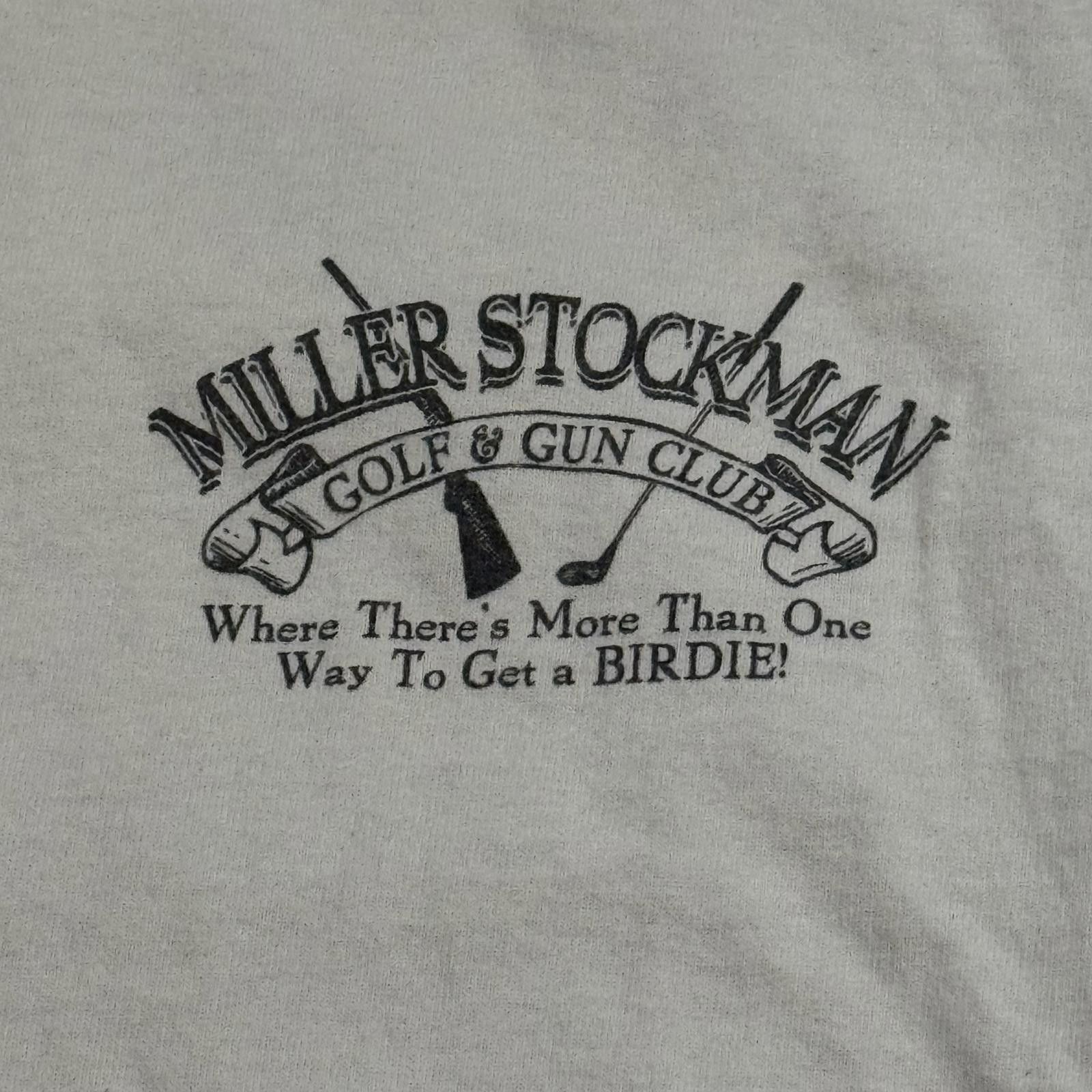 Lee Vintage 90s Golf & Guns Funny Shirt Miller Stockman Size US XL / EU 56 / 4 - 11 Thumbnail
