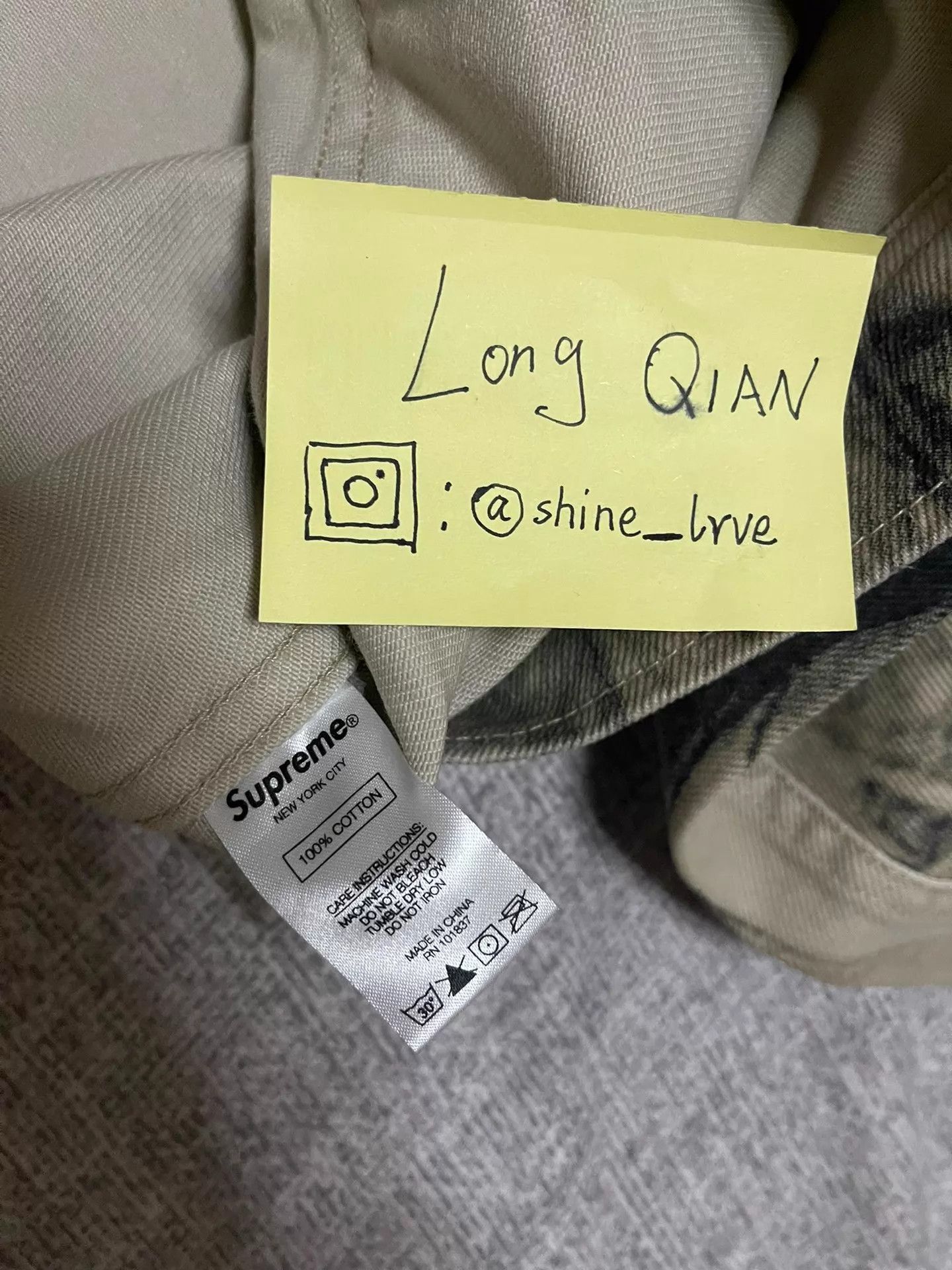 Supreme Supreme 'is love' Workwear Denim Jacket XL New Size US XL / EU 56 / 4 - 3 Thumbnail