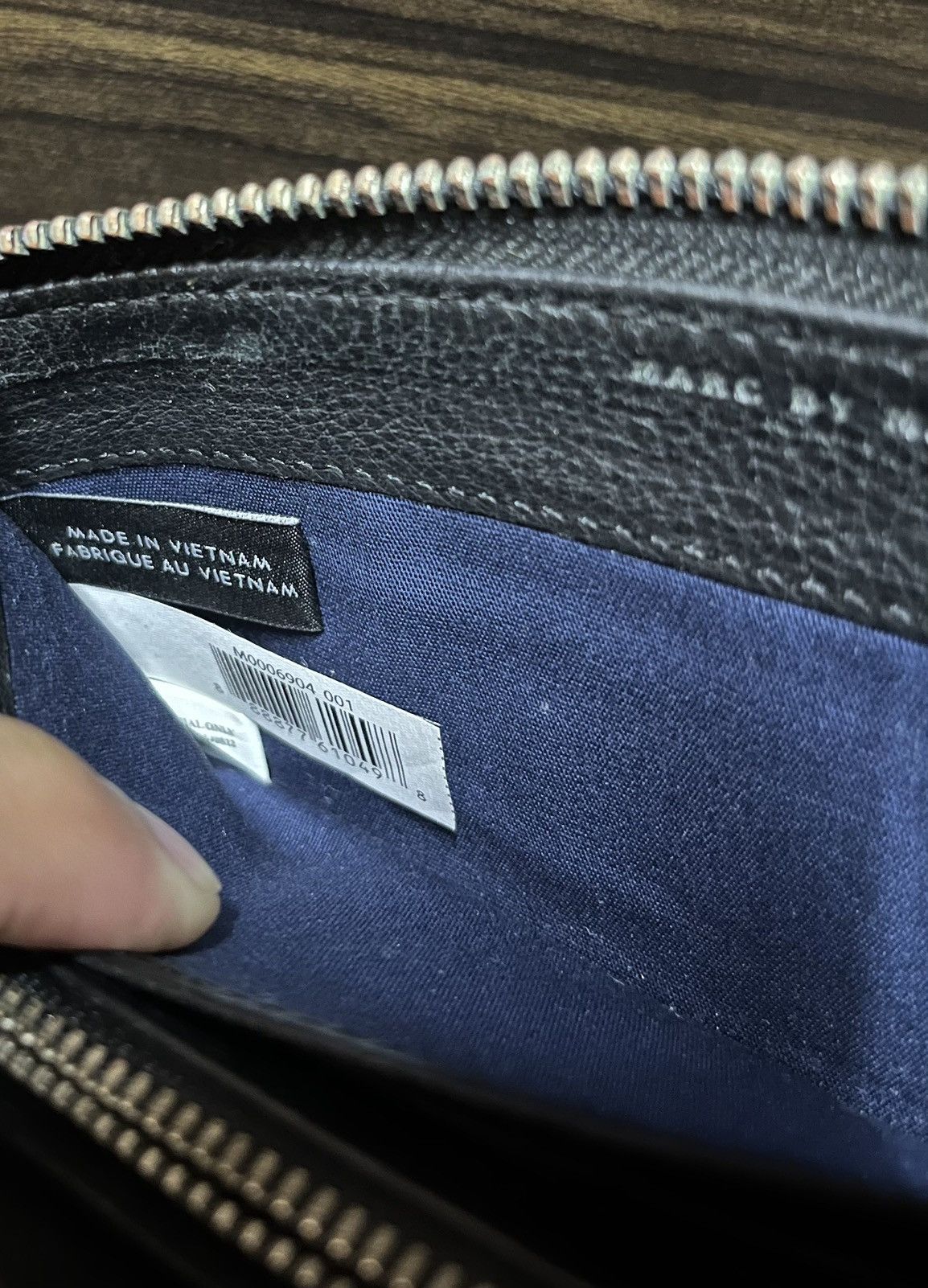 Marc by Marc Jacobs Black Zip-around Long Wallet Size ONE SIZE - 7 Thumbnail