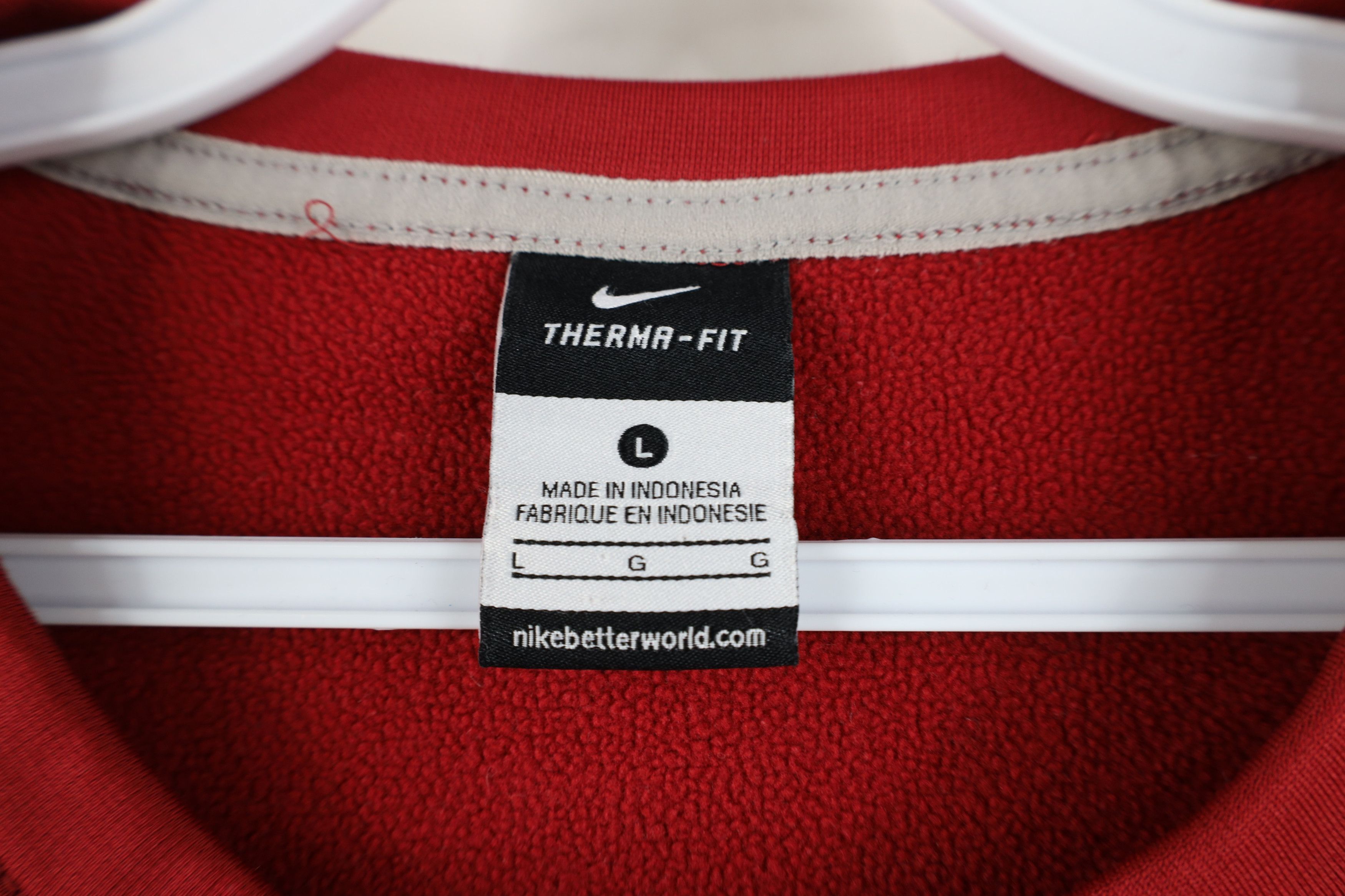 Nike × Vintage Nike Therma Fit Spell Out University of Alabama Sweatshirt Size US L / EU 52-54 / 3 - 8 Thumbnail