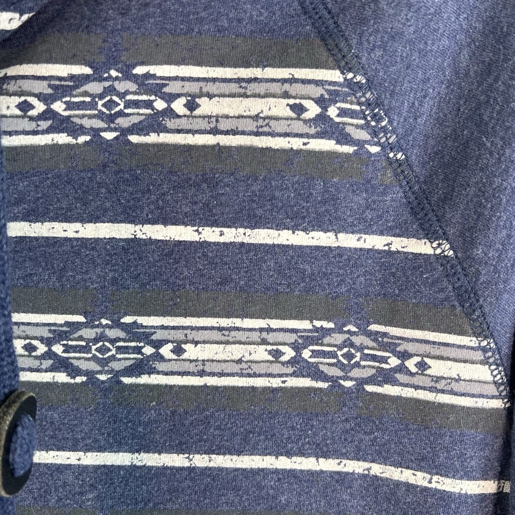 Vintage VINTAGE Ruff Hewen Aztec Hoodie Men Adult XL Blue Pullover Geometric 90s Sportswear Size US XL / EU 56 / 4 - 2 Thumbnail
