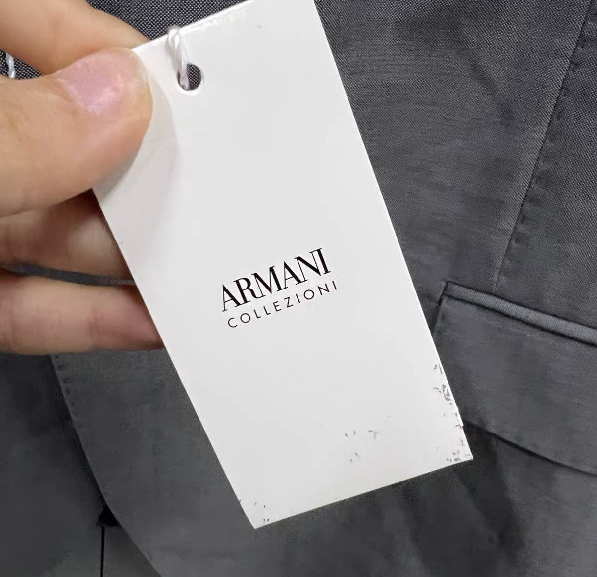 Armani ARMANI Grey Suit J41 Size US L / EU 52-54 / 3 - 3 Thumbnail