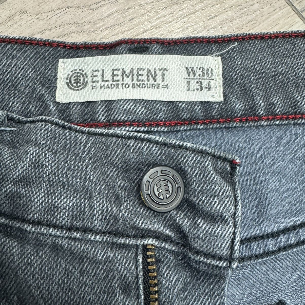 Element Vintage Element Made To Endure Light Wash Skater Denim Jeans Size US 30 / EU 46 - 9 Thumbnail