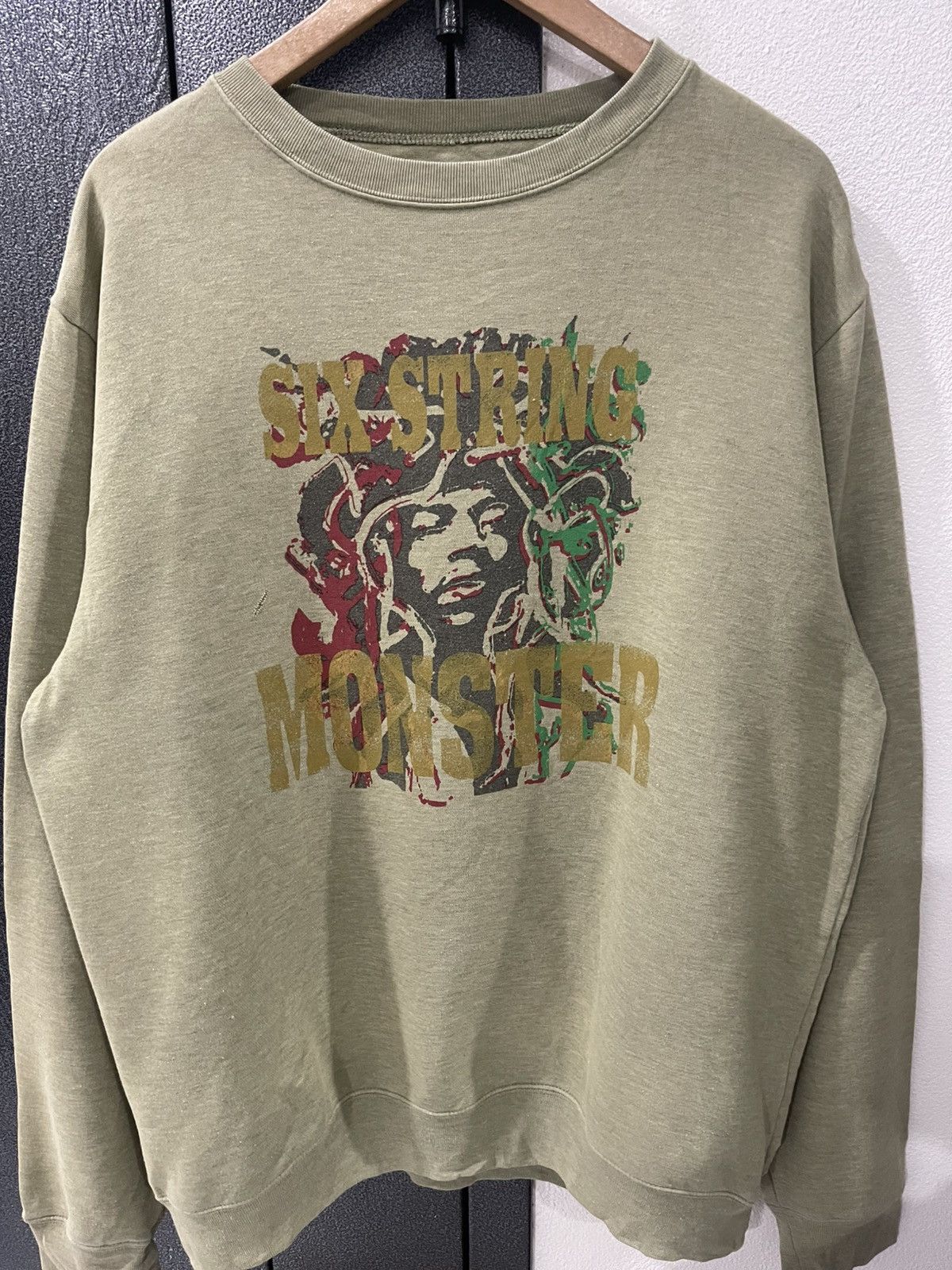 Vintage Vintage Six String Monster Sweatshirt Size US XL / EU 56 / 4 - 4 Thumbnail