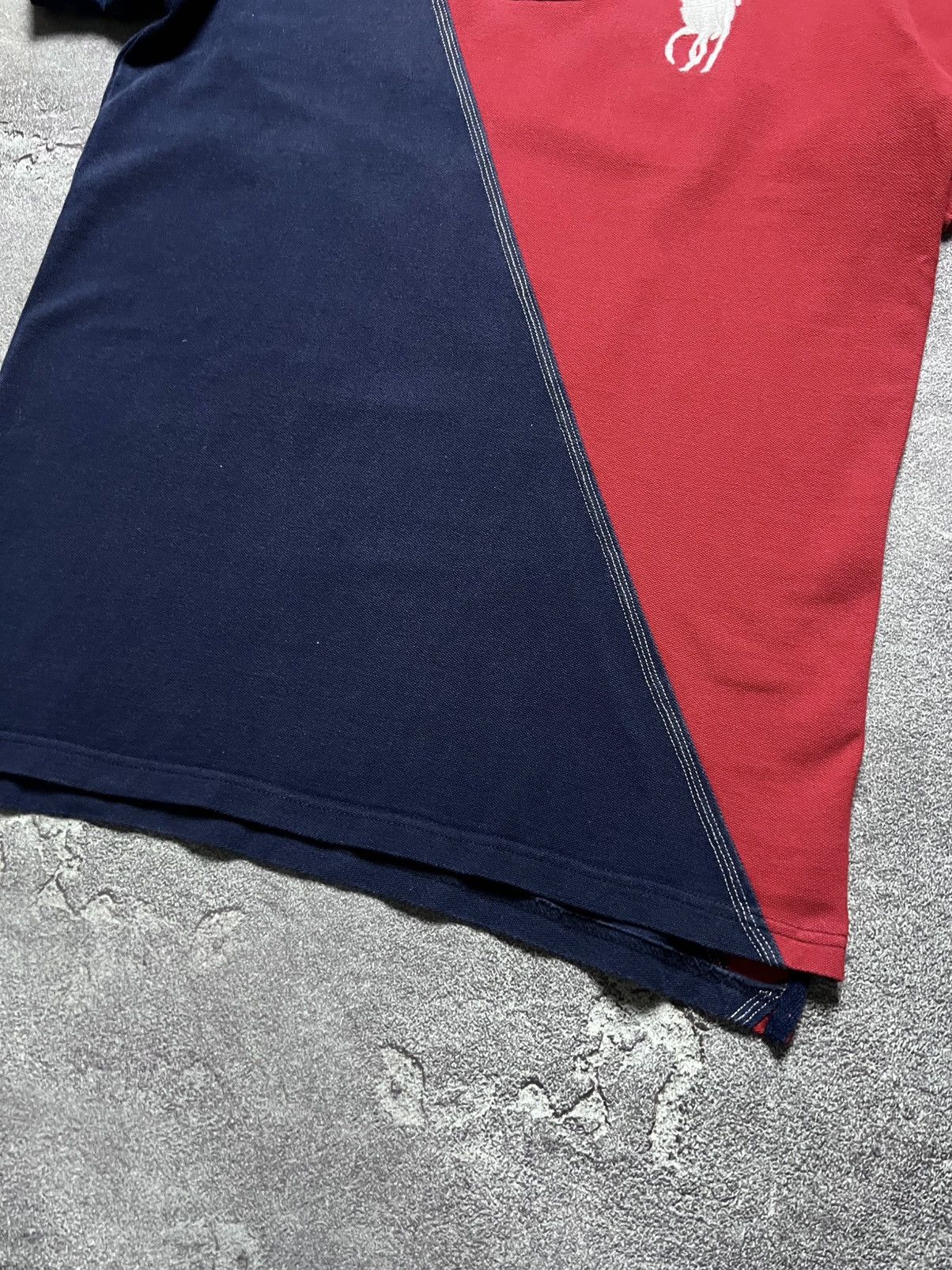 Polo Ralph Lauren Vintage Ralph Lauren Striped Chief Keef Big Pony Logo T-Shir Size US M / EU 48-50 / 2 - 10 Thumbnail