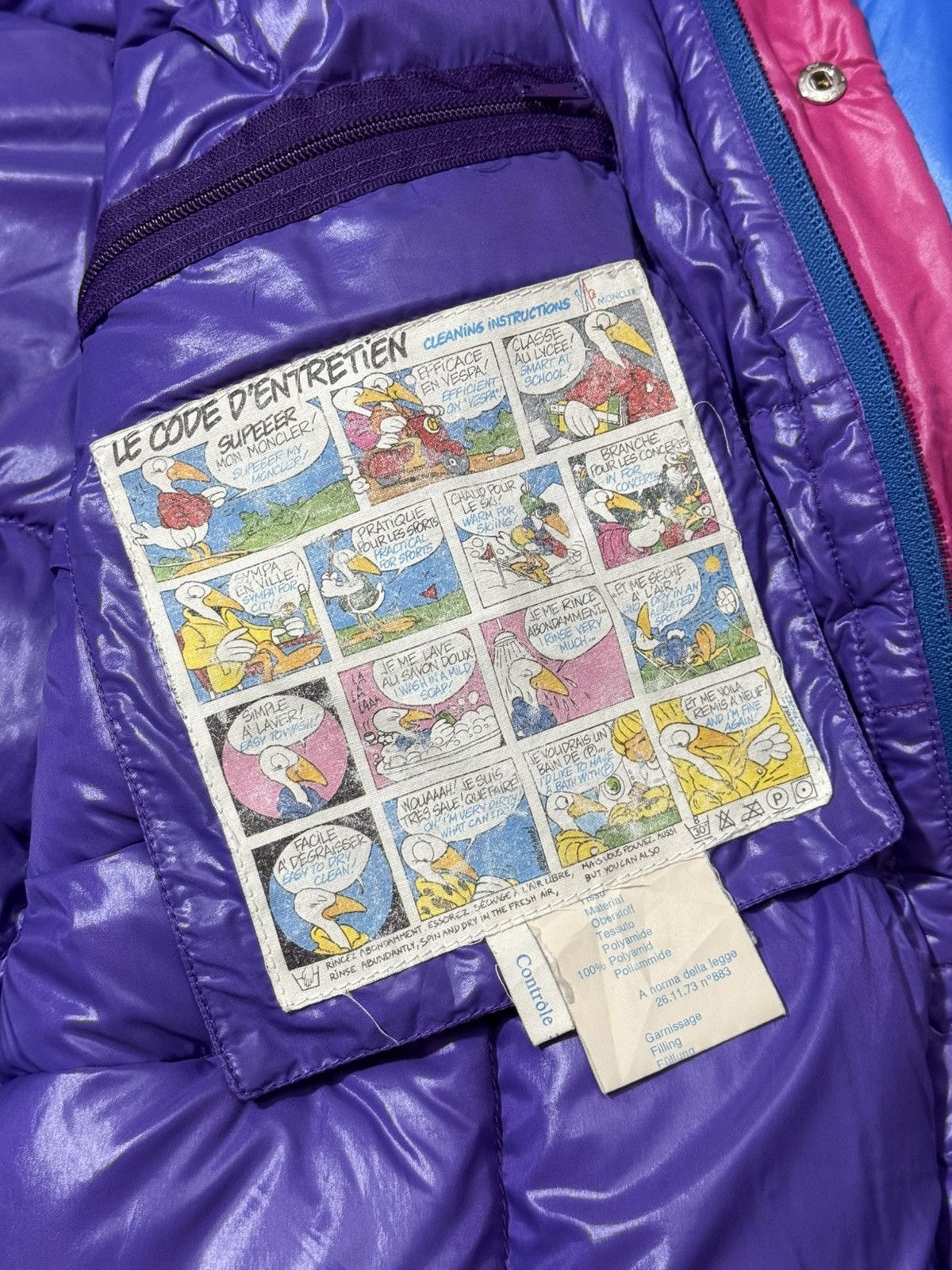 Moncler Moncler vintage 1980's rare puffer down jacket Size US L / EU 52-54 / 3 - 8 Thumbnail