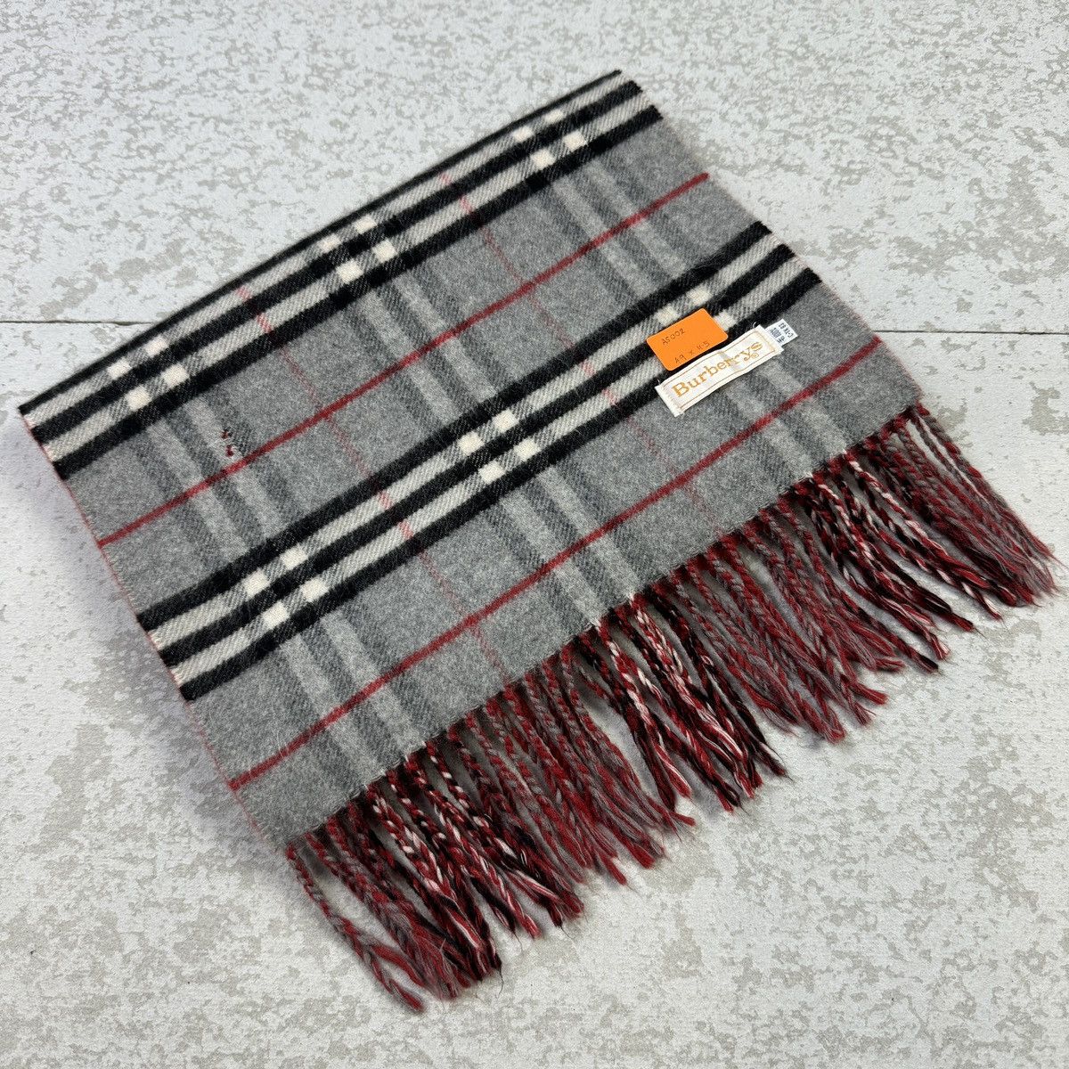 Burberry Vintage Burberry Checked Scarf / Muffler / Neckwear Size ONE SIZE - 6 Thumbnail
