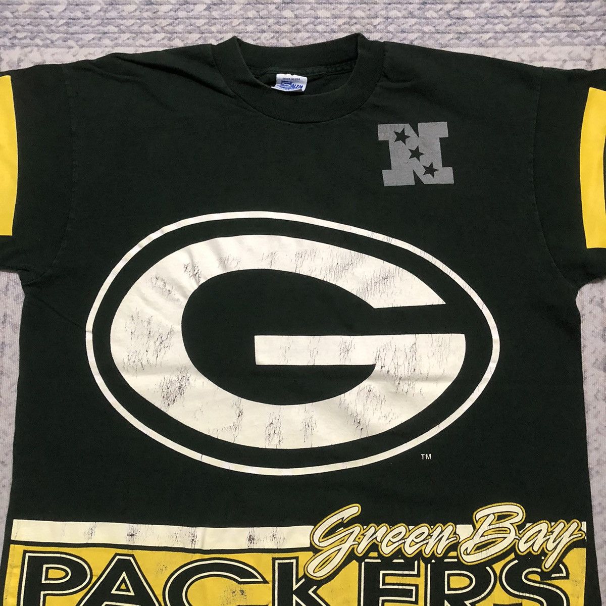 NFL × Vintage Rare Vintage 1994 NFL X Green Bay Packers AOP Tees Size US XL / EU 56 / 4 - 2 Thumbnail