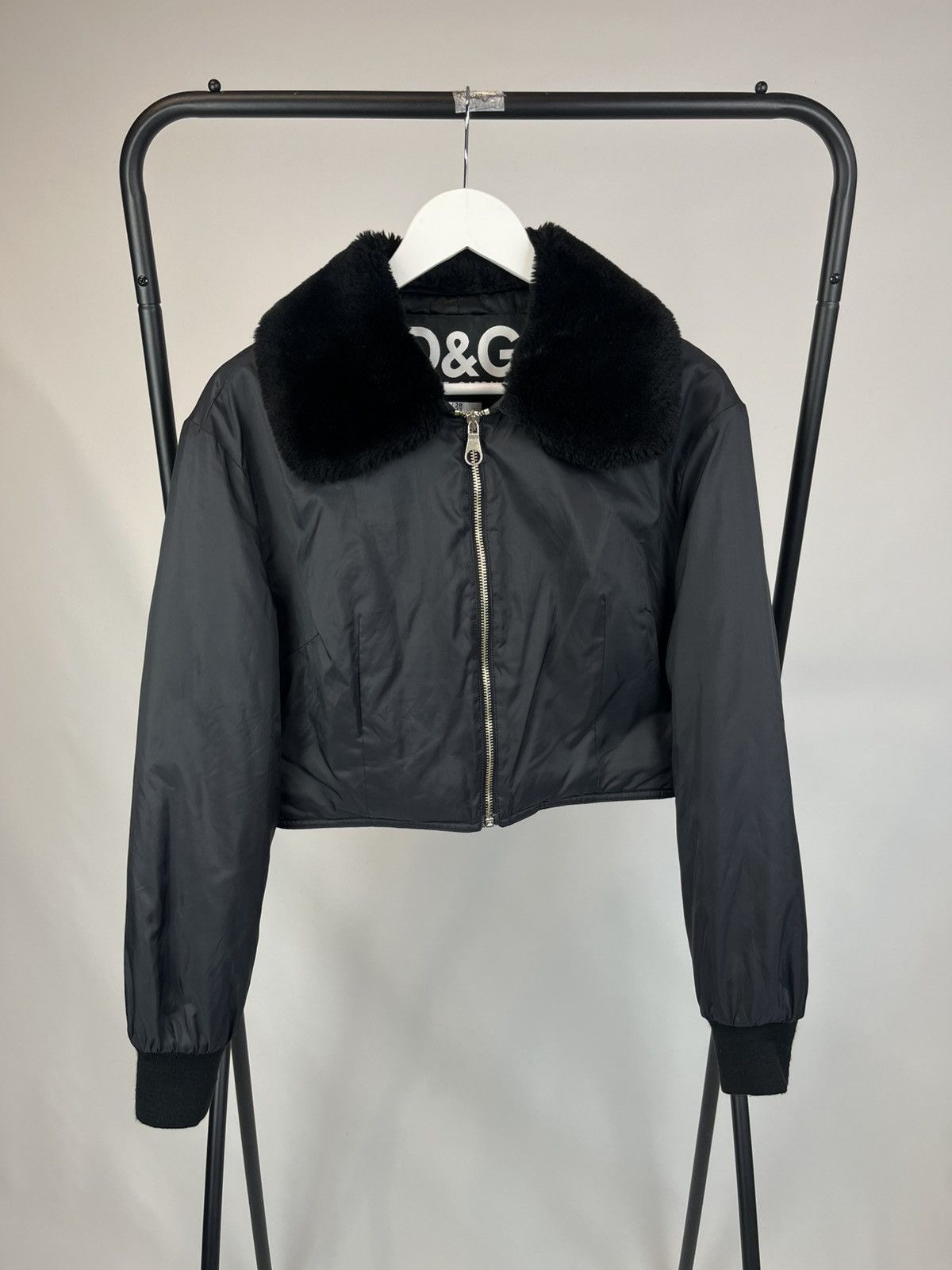 Dolce & Gabbana Vintage Cropped Dolce & Gabbana bomber jacket Size M / US 6-8 / IT 42-44 - 1 Thumbnail