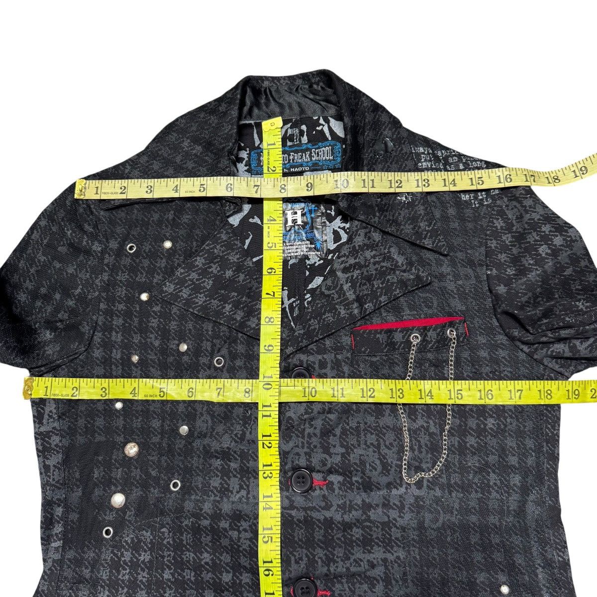 Mari's Rock H Naoto Anarchyism Forever Anarchy Jacket Harajuku 666 Size US M / EU 48-50 / 2 - 24 Thumbnail