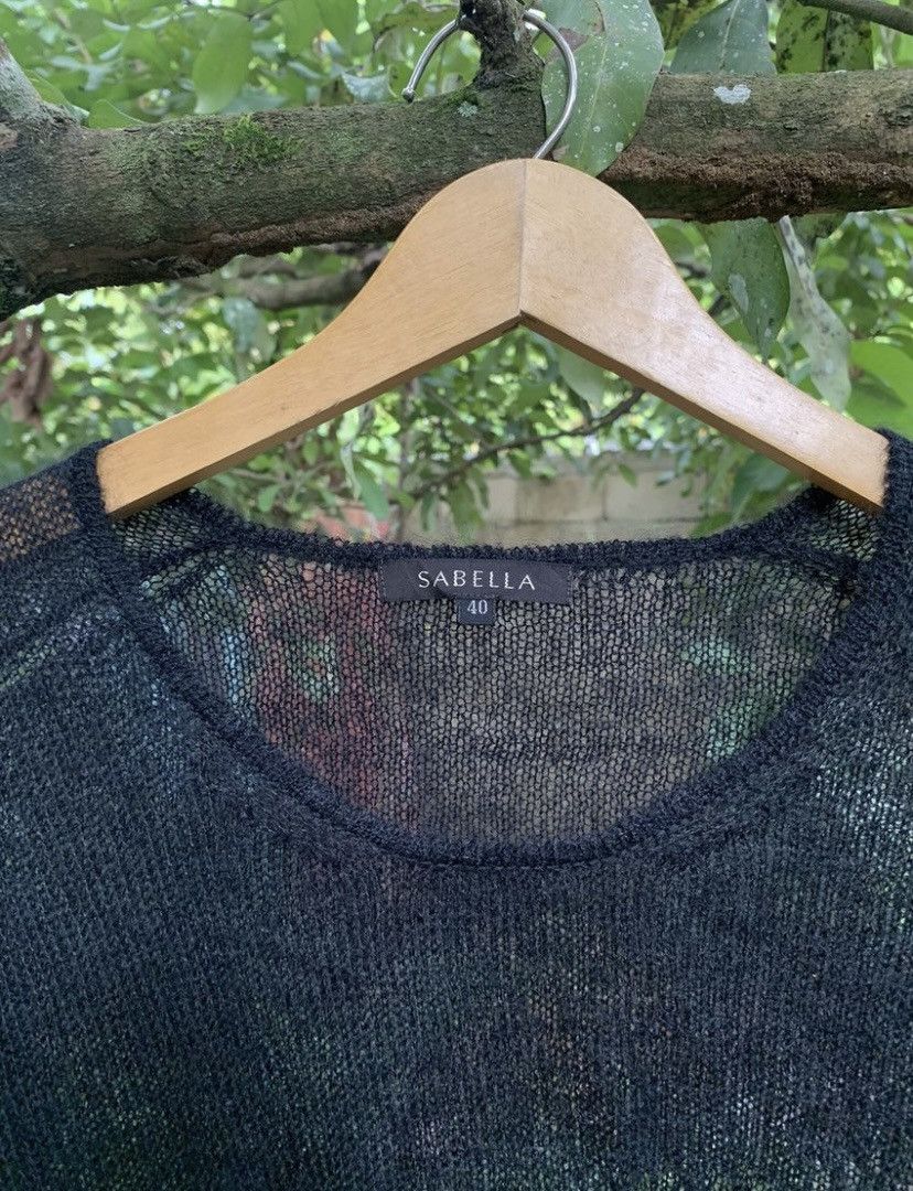 Japanese Brand Sabella mesh top knitted styled Size US S / EU 44-46 / 1 - 4 Thumbnail
