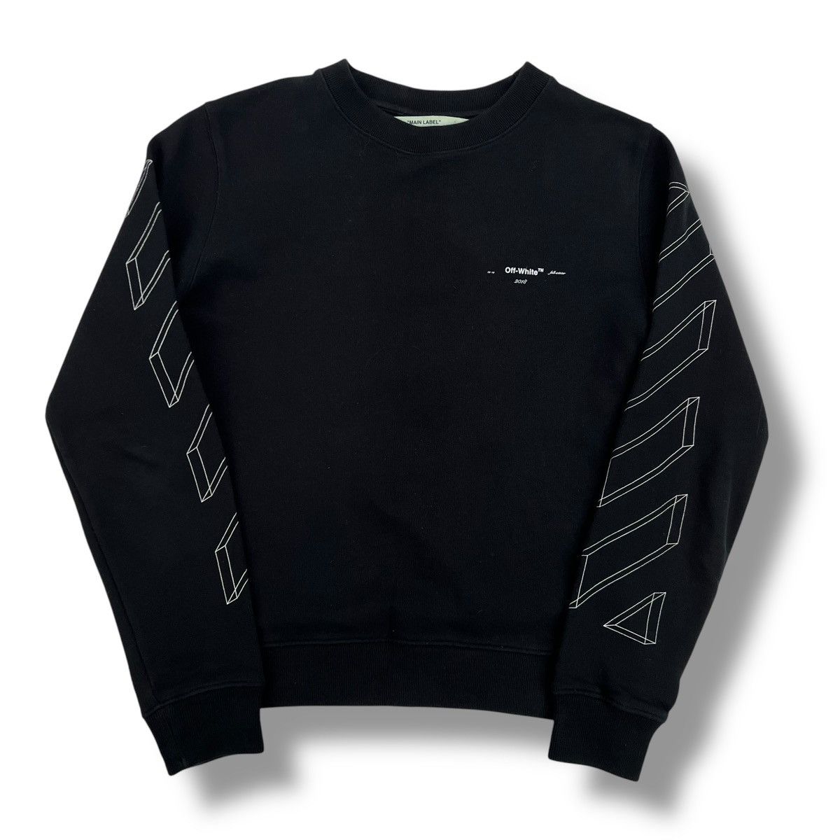 Off-White Off-White 3D Arrows Black Sweatshirt Size US XS / EU 42 / 0 - 3 Thumbnail