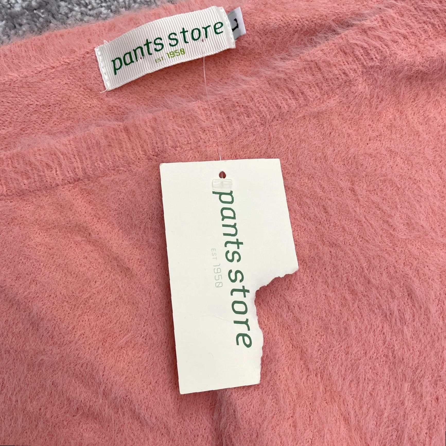 Pinko Pants Store Asymmetrical Sleeve Knit Sweater Womens L Pink Nylon NWT Casual Modern Pullover Best Seller Womens Size Large Pink Nylon Sweater Size L / US 10 / IT 46 - 3 Thumbnail