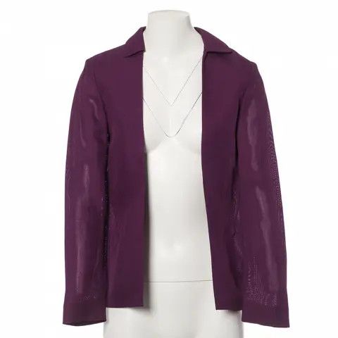 Jil Sander Jil Sander Minimal Purple Blazer Size XS / US 0-2 / IT 36-38 - 1 Thumbnail