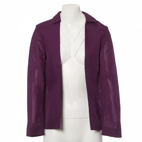 image of Jil Sander Minimal Purple Blazer, Women's (Size XS)