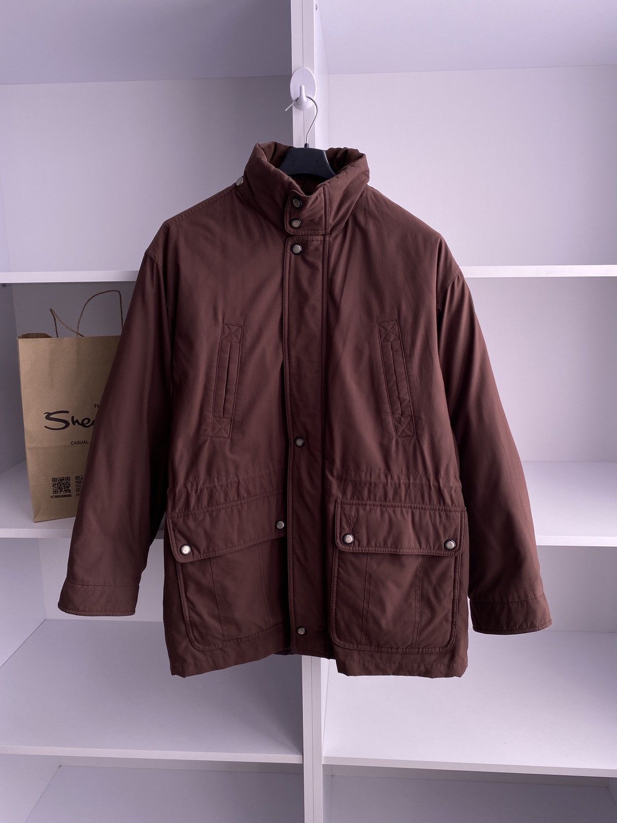 Vintage × Yves Saint Laurent Vintage Mens YVES SAINT LAURENT Bomber Jacket YSL Size US M / EU 48-50 / 2 - 2 Thumbnail