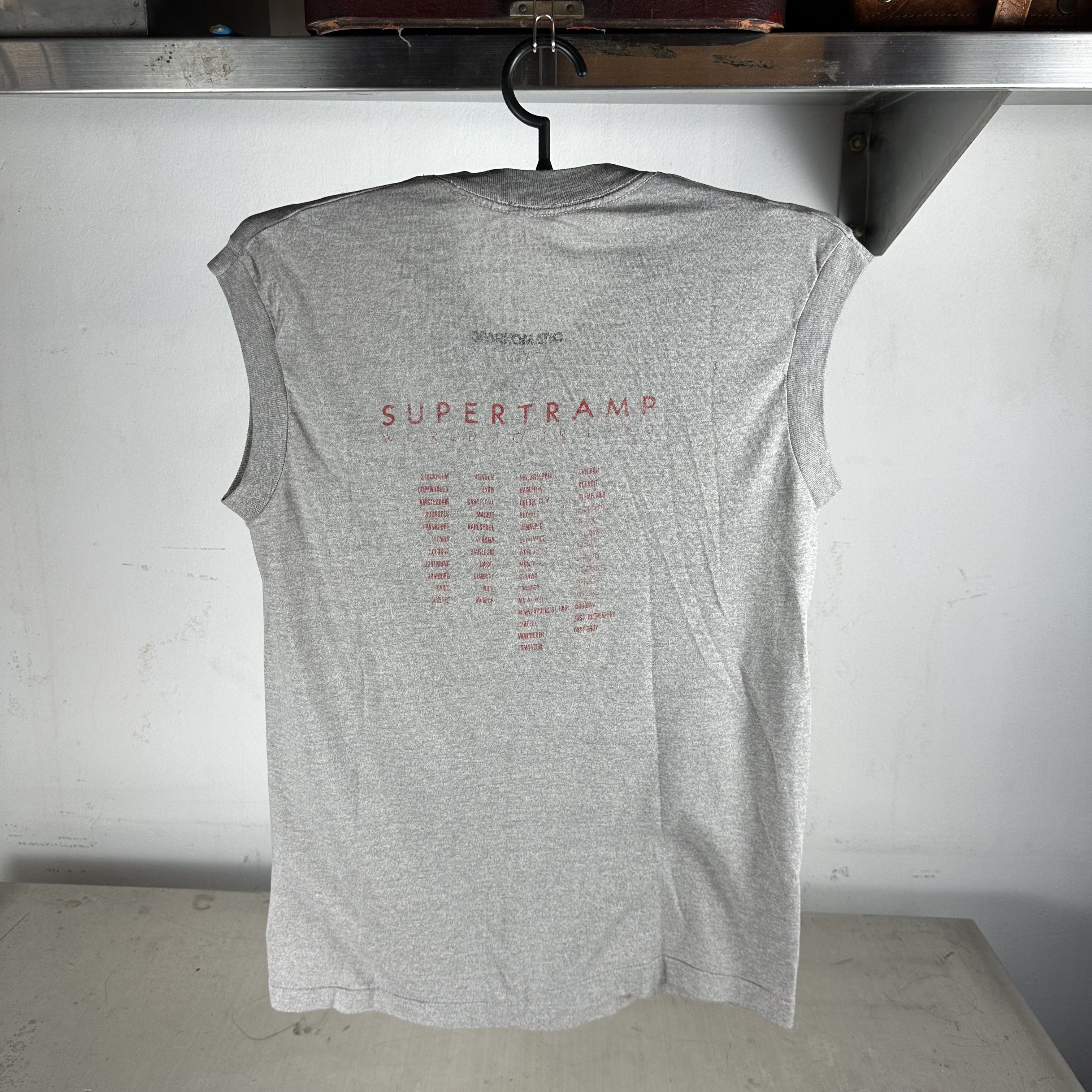 Vintage Vintage 1983 Supertramp World Tour Concert Rock Band Size US S / EU 44-46 / 1 - 3 Thumbnail