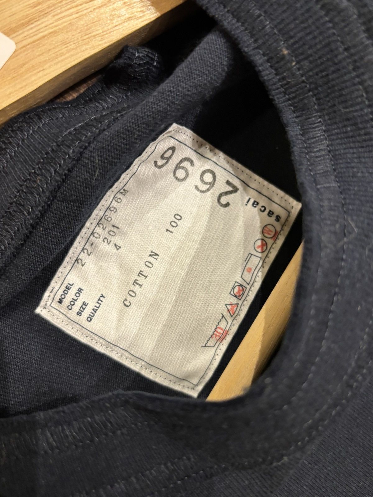Sacai Sacai Bandana Sleeve LS Size US XL / EU 56 / 4 - 3 Thumbnail