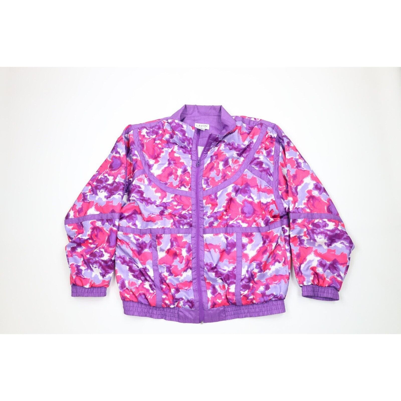 Vintage Vintage 90s Streetwear Abstract 2 Piece Windbreaker Suit Size L / US 10 / IT 46 - 2 Thumbnail