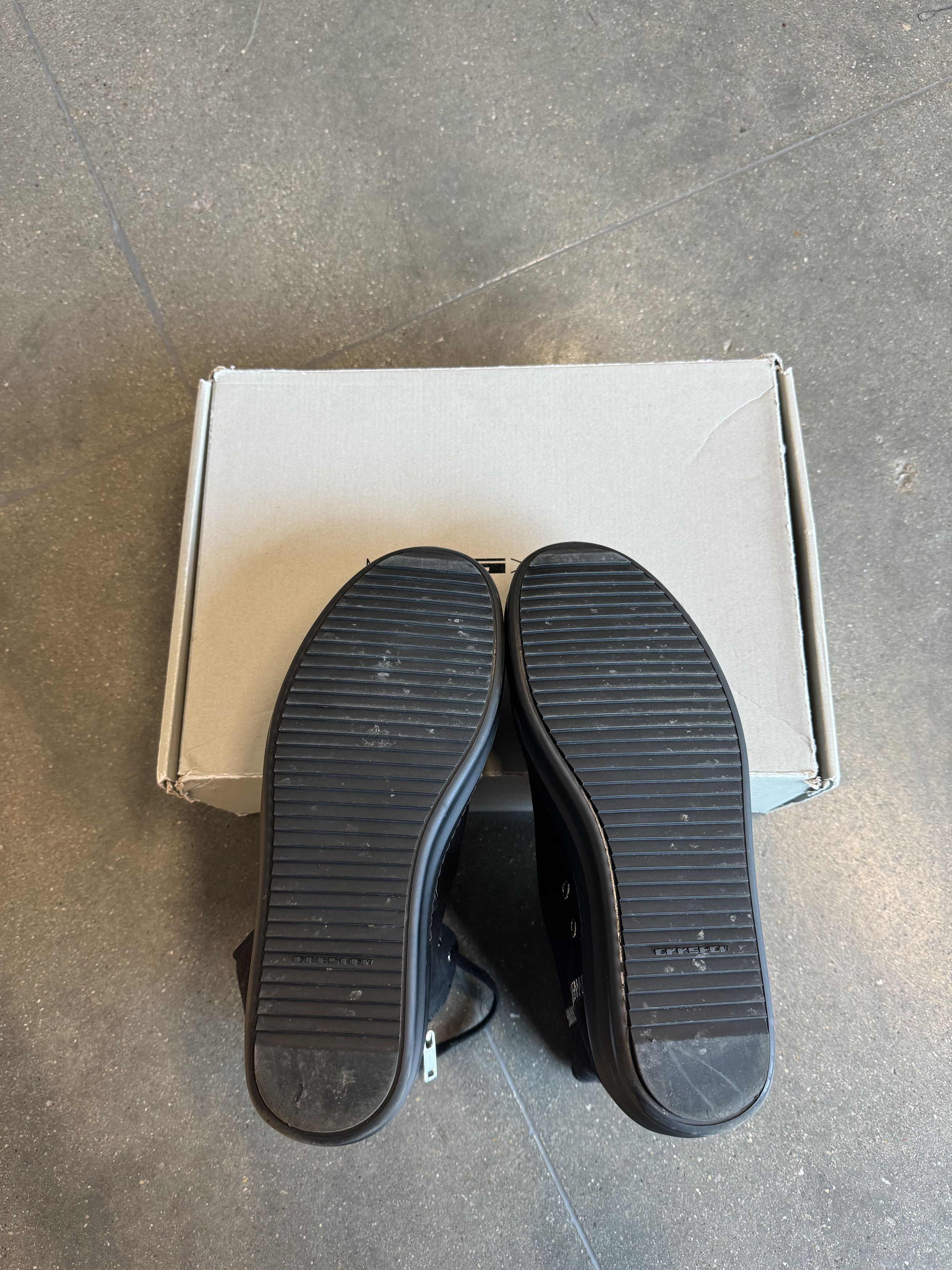 Rick Owens Rick Owens DRKSHDW Ramones Cargo Black Black Black Size US 9 / EU 42 - 3 Thumbnail