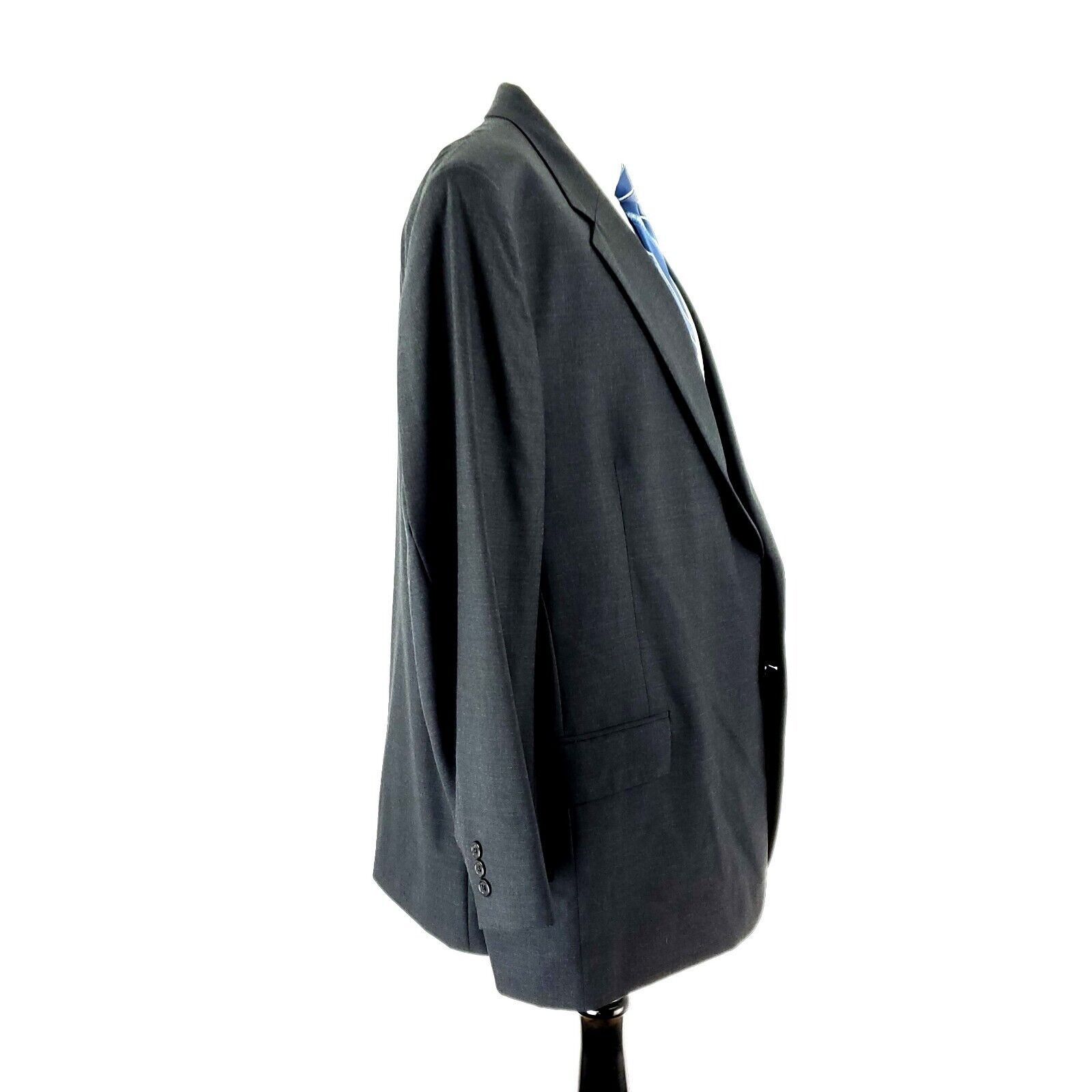 Jos. A. Bank Jos A Bank Wool 2 Button Blazer 48R or Slim Fit 50R Gray Twi Size 48R - 6 Thumbnail