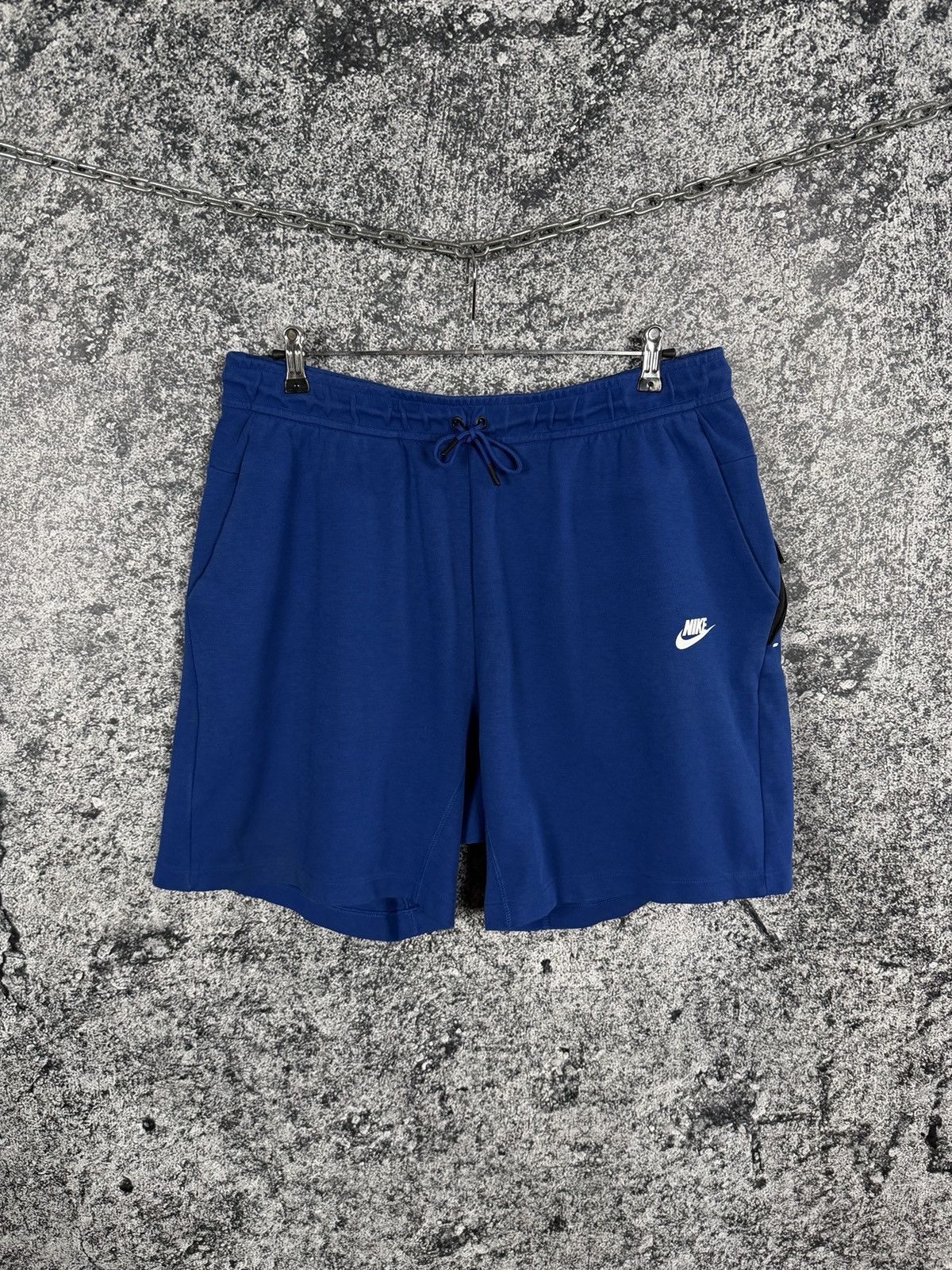 Nike Men’s Nike NSW Tech Fleece Cotton Shorts Blue Size XL Size US 40 / EU 56 - 1 Thumbnail