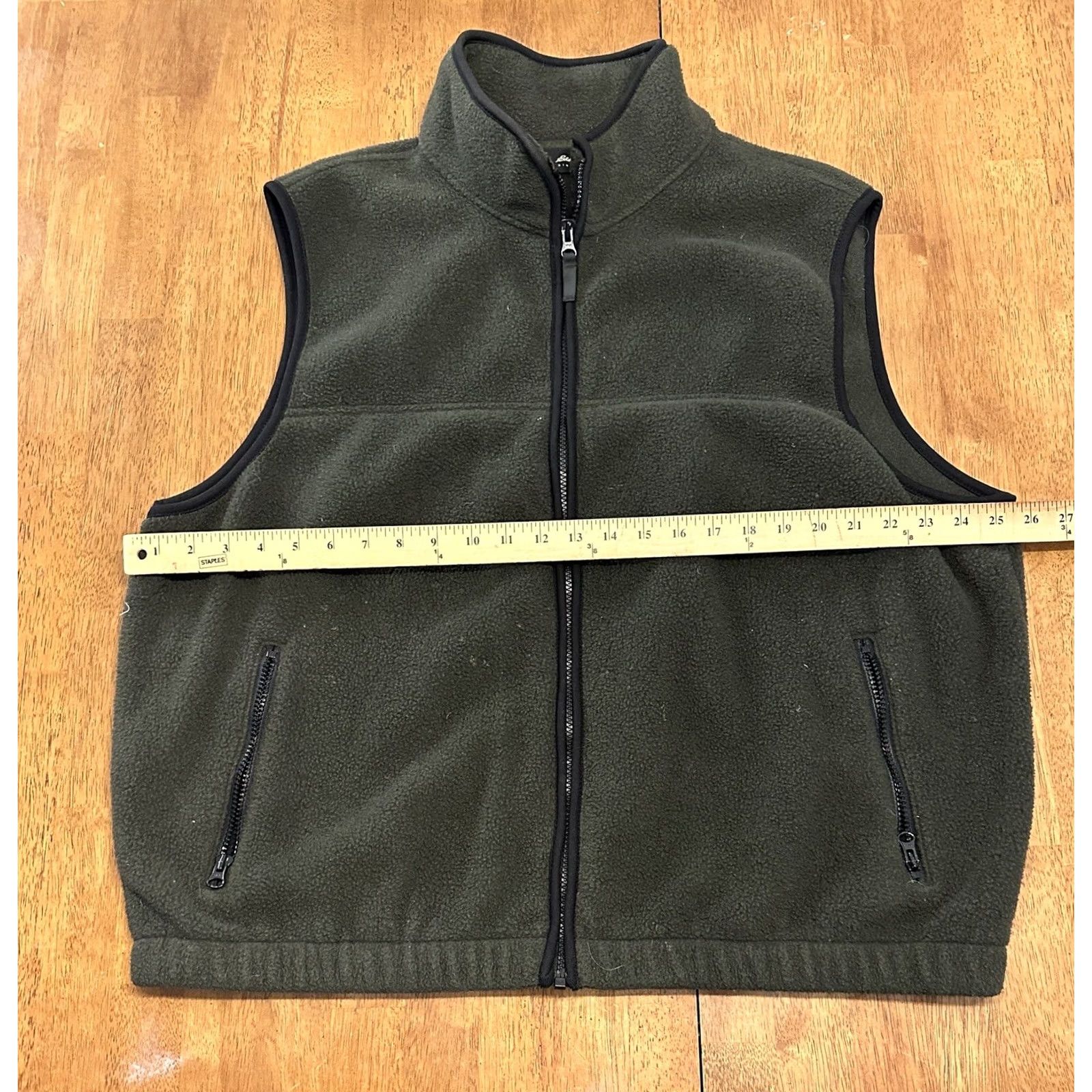 Eddie Bauer Eddie Bauer Full Zip Fleece Vest Jacket 2XL Men's Green Size US XXL / EU 58 / 5 - 4 Thumbnail