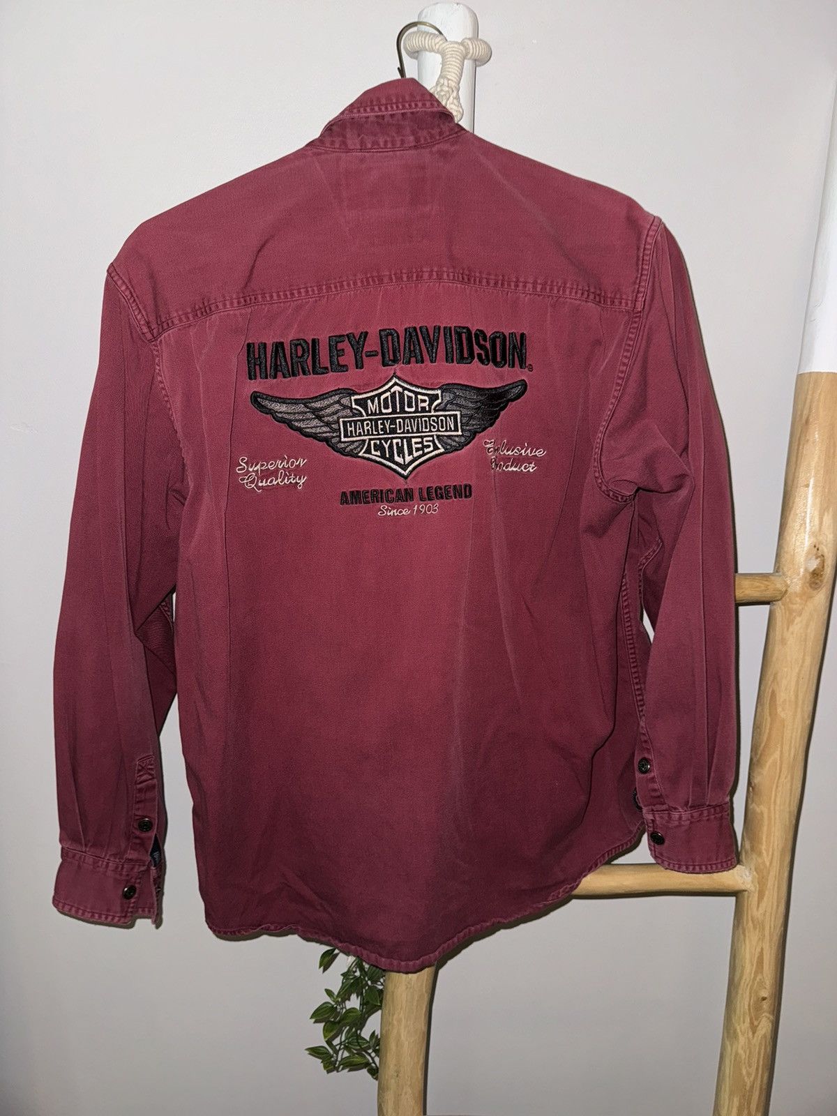 Harley Davidson Harley Davidson long sleeve button down Size US M / EU 48-50 / 2 - 4 Thumbnail