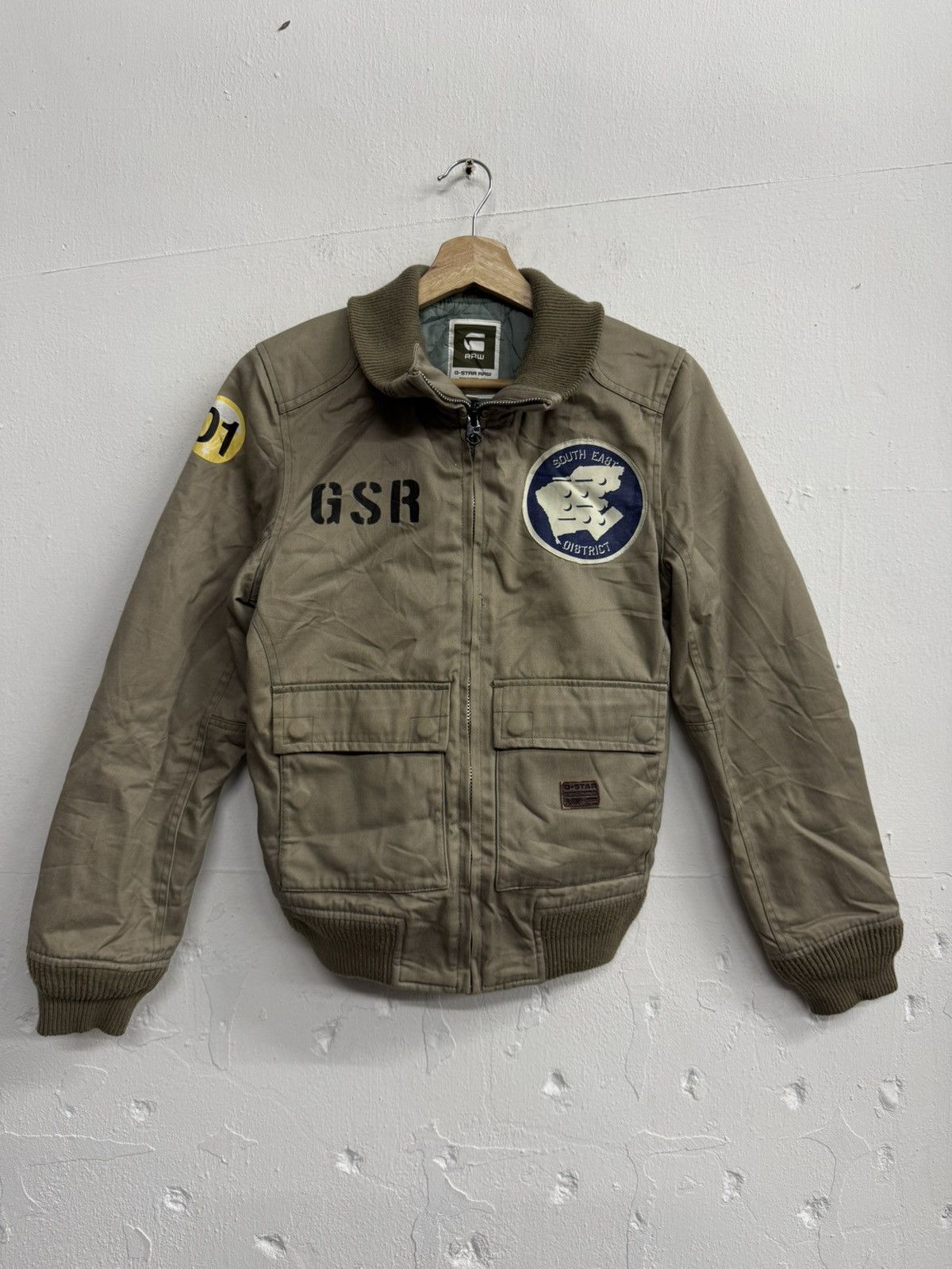 G-Star G-STAR GSR Bomber Jacket Size US XS / EU 42 / 0 - 2 Thumbnail