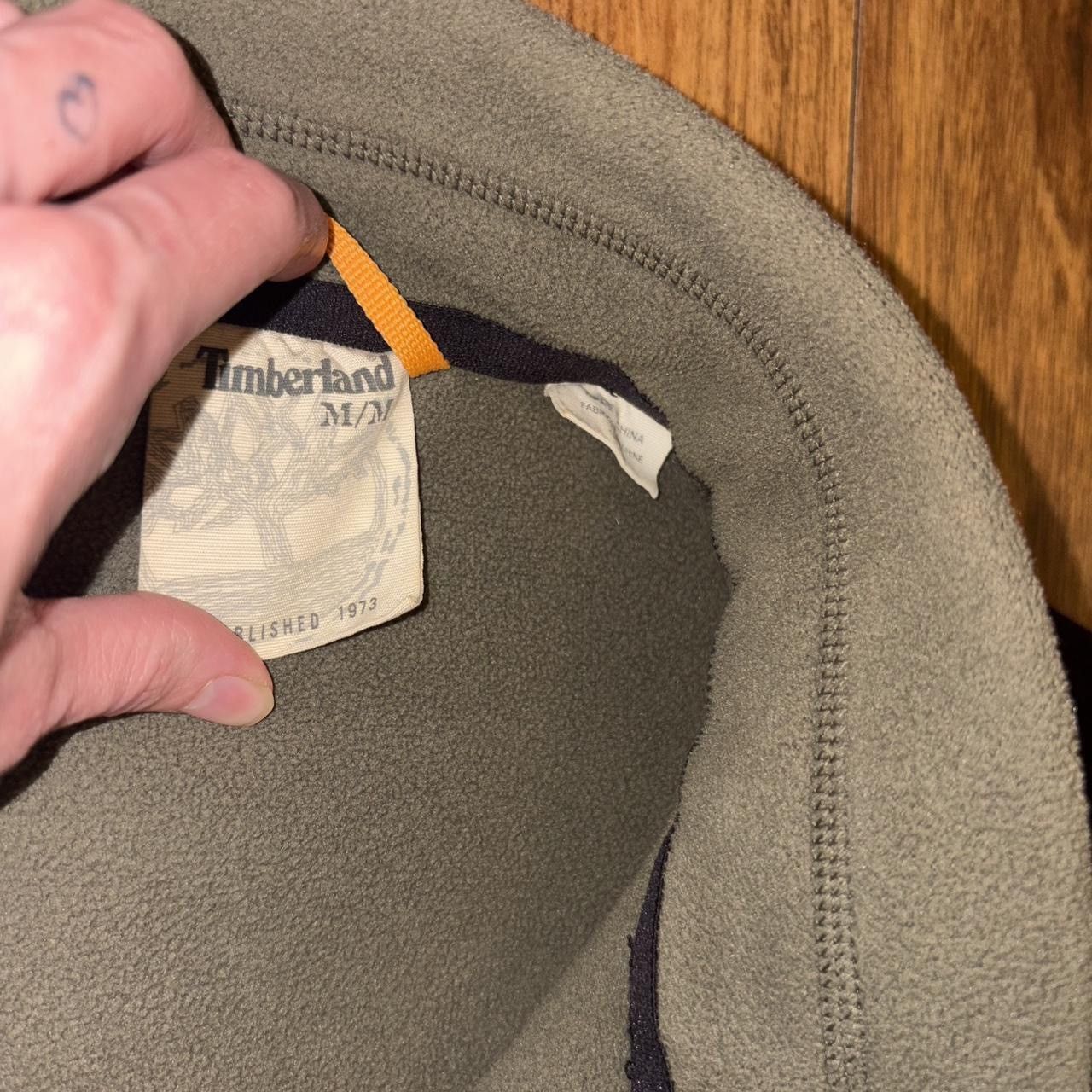 Timberland Timberland black fleece jacket with green accents Size US M / EU 48-50 / 2 - 4 Thumbnail