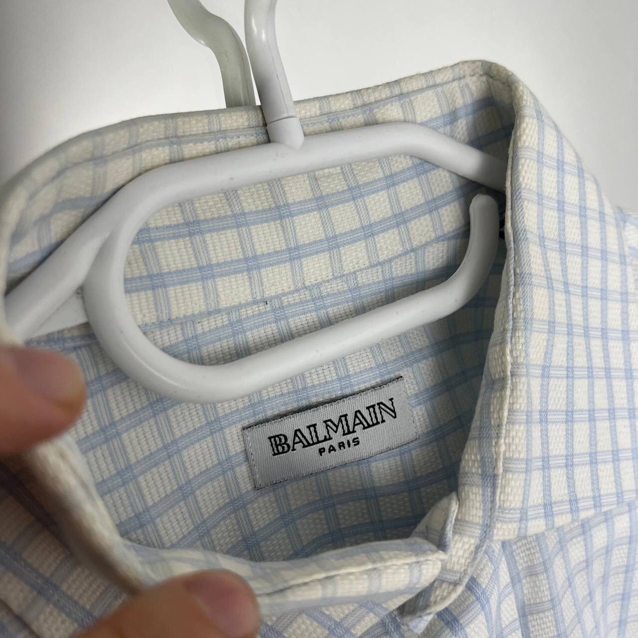 Balmain Rare Vintage Balmain Shirt Button Up Luxury Size US L / EU 52-54 / 3 - 4 Thumbnail