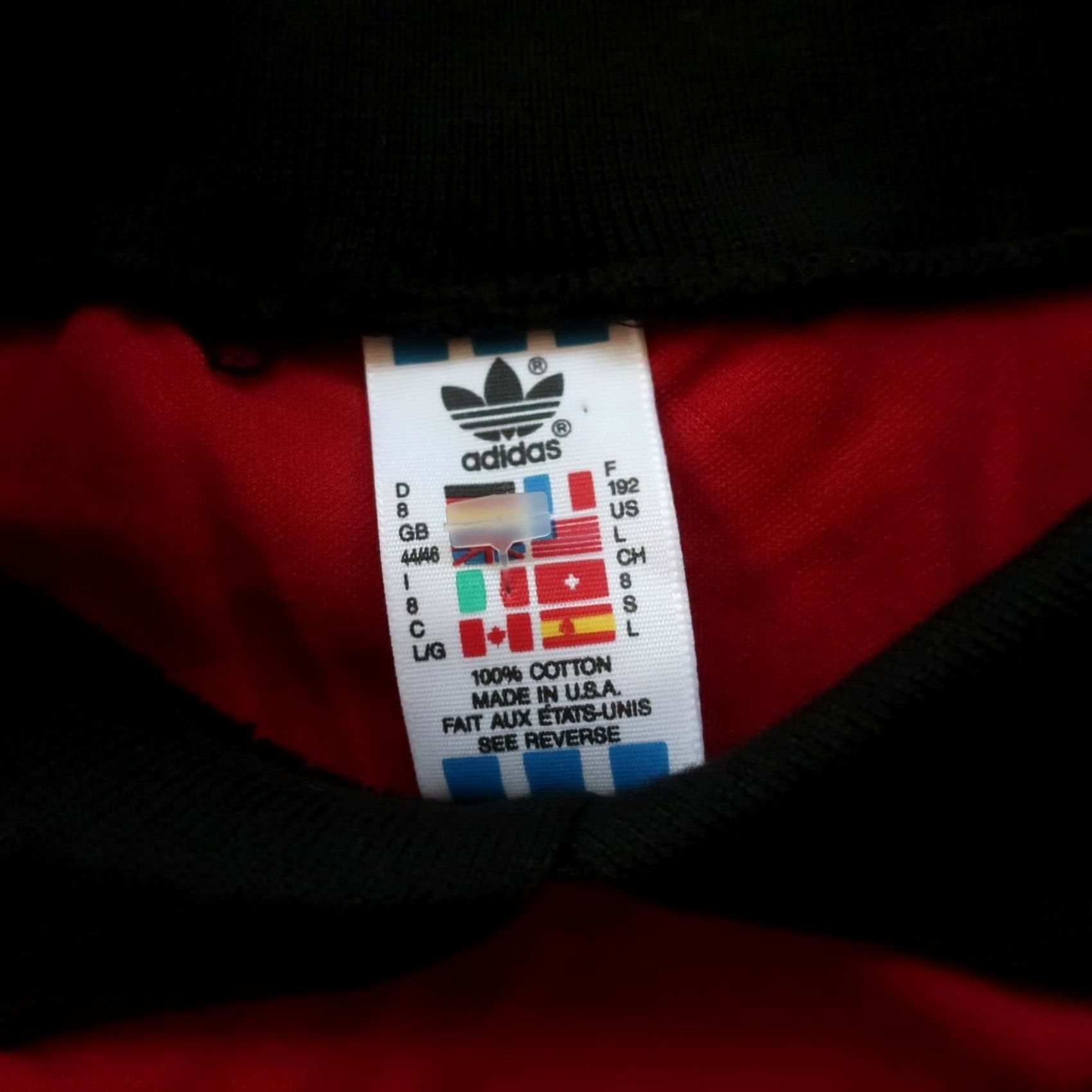 Adidas Vintage Adidas Soccer Jersey Men Large Dark Red 90s Jersey Size US L / EU 52-54 / 3 - 7 Thumbnail