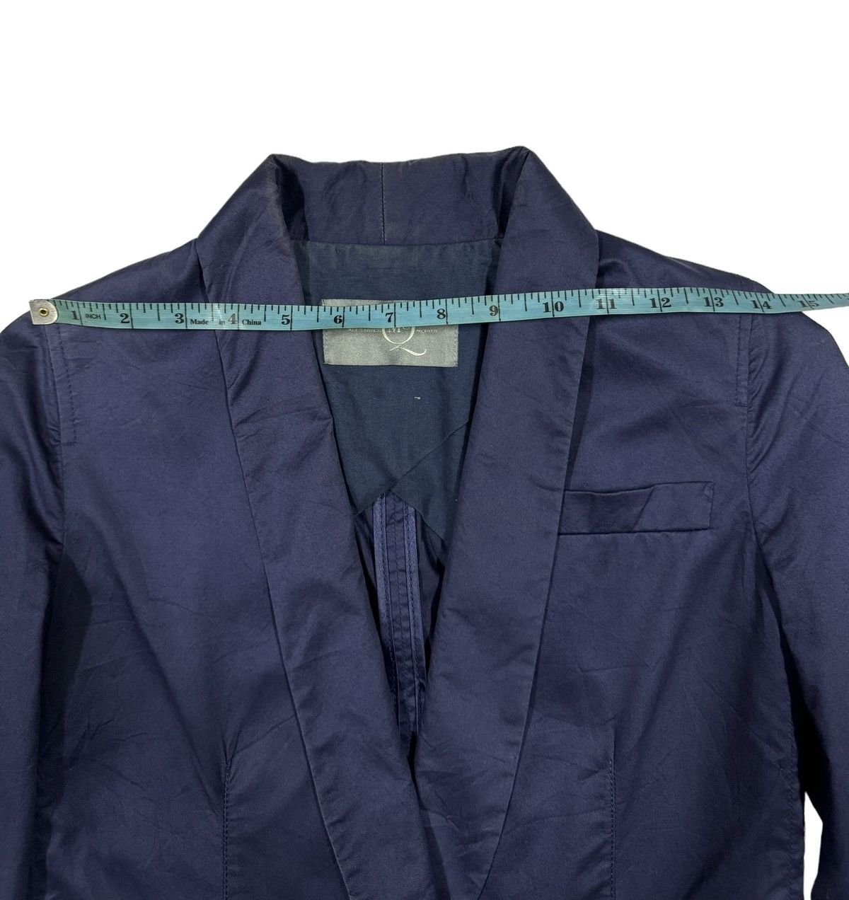 Alexander McQueen Alexander Mcqueen Navy Blue Blazer Jacket Size 36 Size 36S - 19 Thumbnail