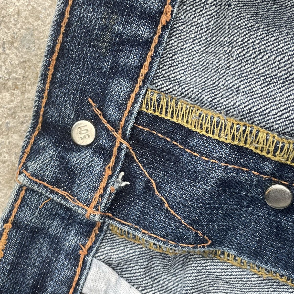 Levi's × Levi's Made & Crafted × Levi's Vintage Clothing “PECULIAR 80s SELVEDGED 501 LEVIS” VINTAGE WEIRD LEVIS DENIM Size US 36 / EU 52 - 13 Thumbnail