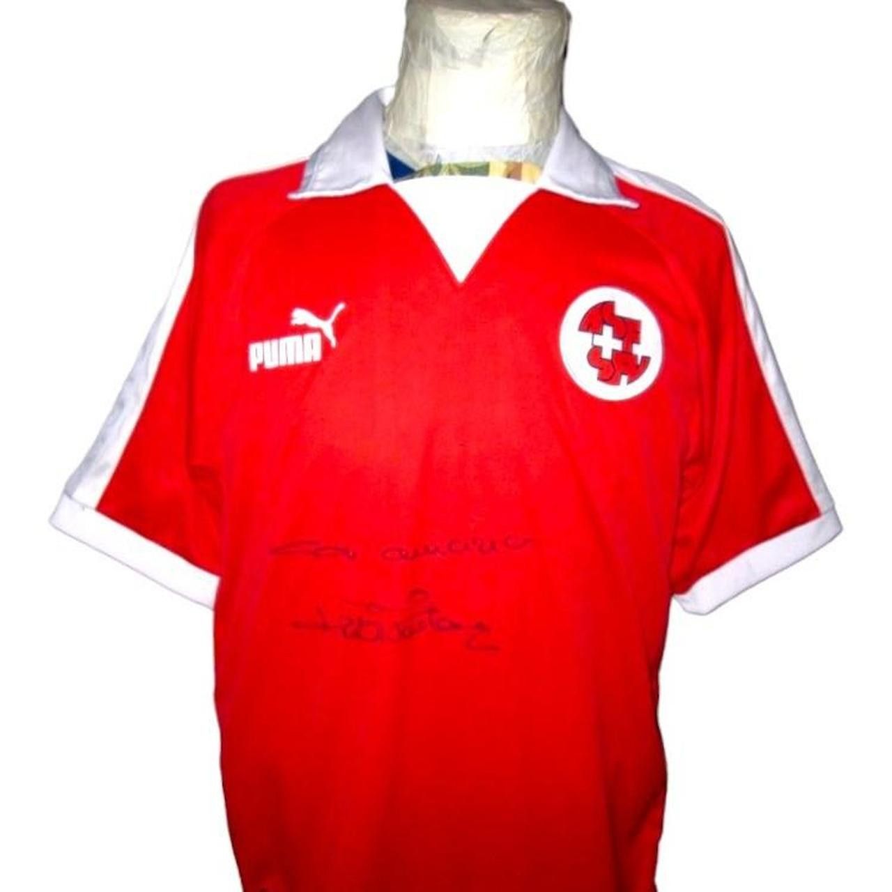Puma Swiss 2002 2003 World Cup Home shirt jersey trikot Maglia Size US M / EU 48-50 / 2 - 1 Thumbnail