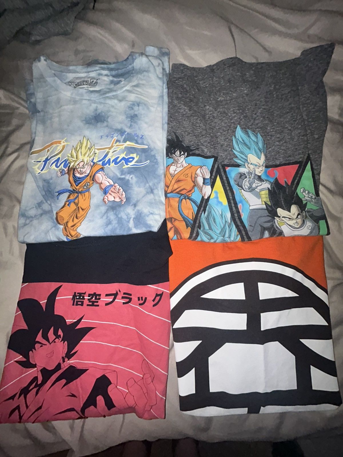 Anime Dragon Ball Z graphic tee bundle Medium Size US M / EU 48-50 / 2 - 1 Thumbnail