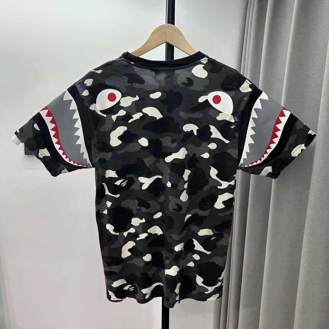 Bape CITY CAMO SIDE SHARK TEE Size US L / EU 52-54 / 3 - 2 Thumbnail