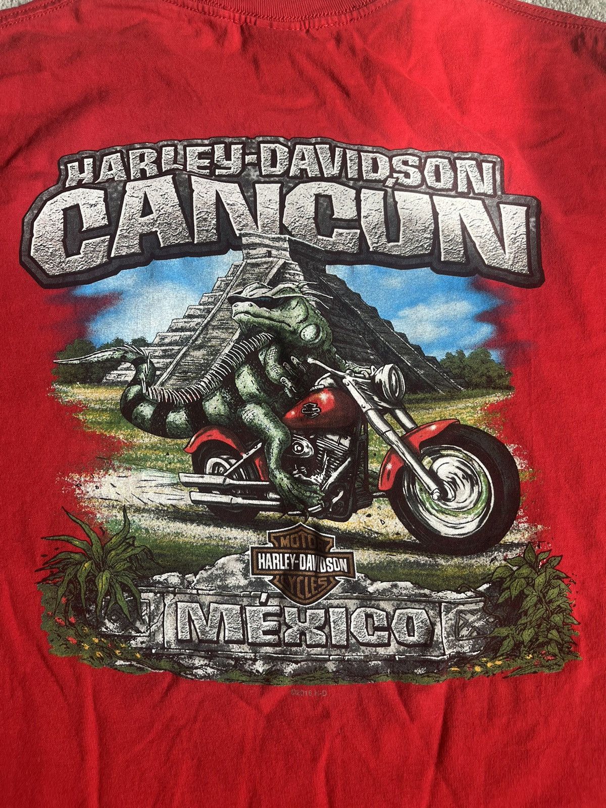 Harley Davidson 2016 Harley Davidson Cancun Mexico tshirt Size US XL / EU 56 / 4 - 2 Thumbnail
