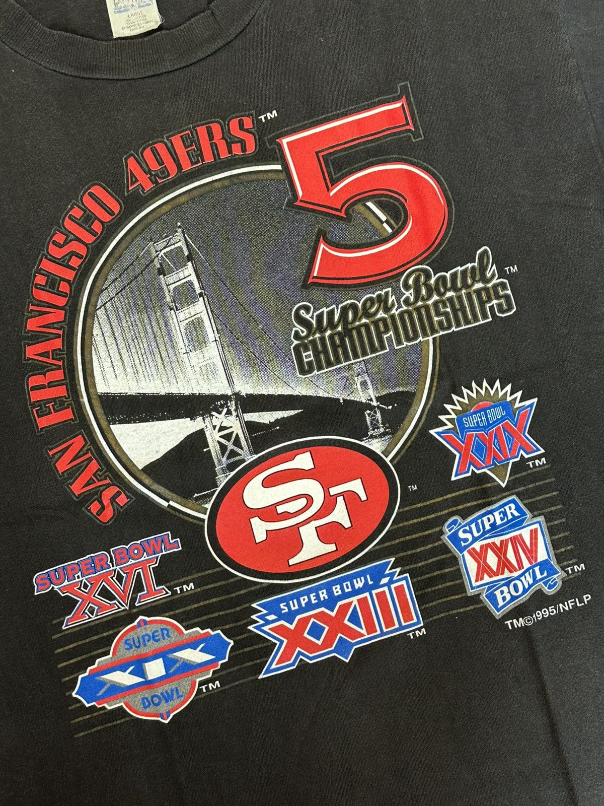 Vintage Vintage NFL San Francisco 49ers Superbowl 90s T-Shirts Size US L / EU 52-54 / 3 - 4 Thumbnail