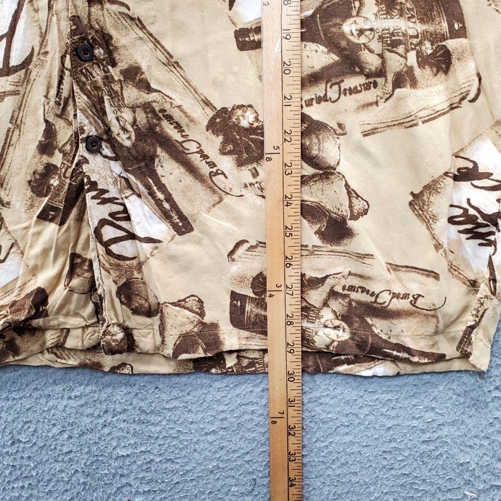 Panama Jack Panama Jack Mens 3XL Multicolor Rayon Button-Down Hawaiian Shirt Size US XXL / EU 58 / 5 - 3 Thumbnail