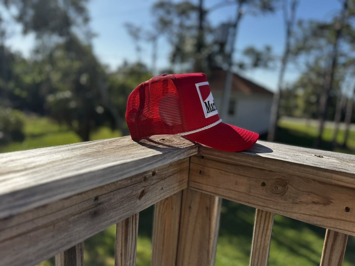 Handmade Handcrafted Marlboro Mesh Trucker Hat Size ONE SIZE - 3 Thumbnail
