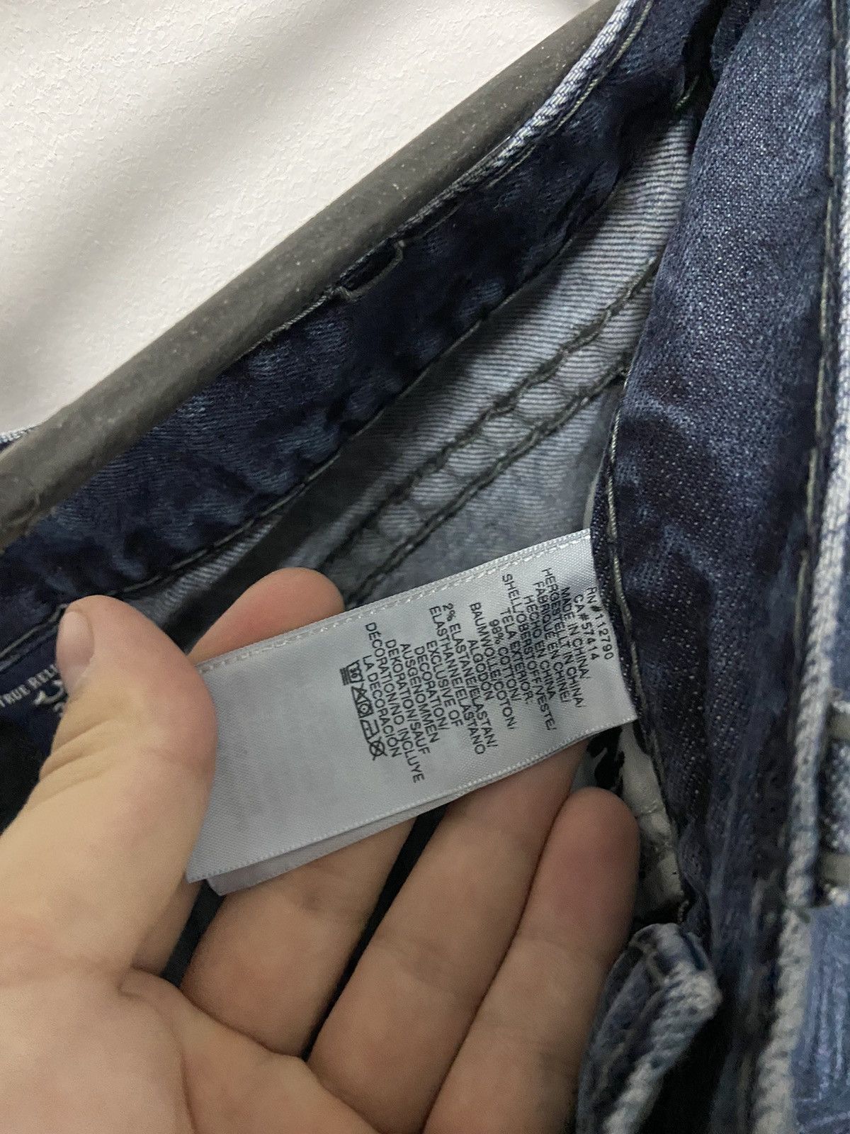 True Religion × Vintage True Religion jeans Pants Selvedge Vintage Y2K Size US 30 / EU 46 - 9 Thumbnail