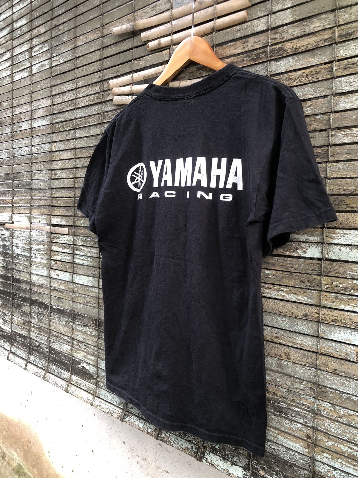 Japanese Brand × Marlboro × Vintage Vintage Anvil Yamaha Racing Backhit Tshirt Size US M / EU 48-50 / 2 - 2 Thumbnail