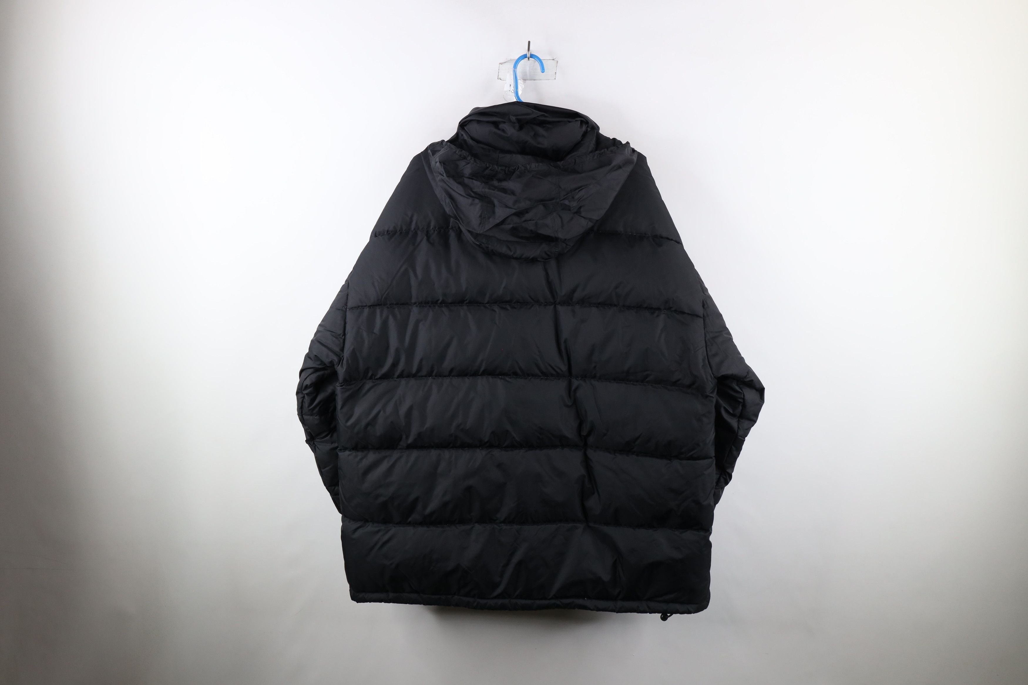 Gap × Vintage Vintage 90s Gap Duck Down Fill Hooded Puffer Jacket Black Size US XXL / EU 58 / 5 - 12 Thumbnail