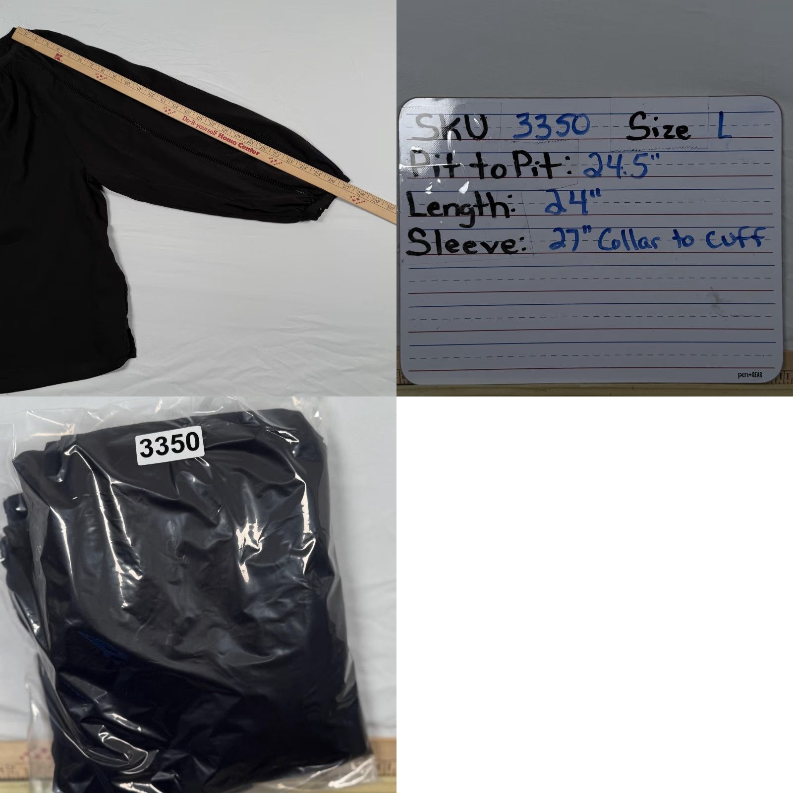 Old Navy Old Navy Blouse Womens L Black Volume Poet Button Front Balloon Sleeve Boho Chic Shirt Top Size L / US 10 / IT 46 - 8 Thumbnail