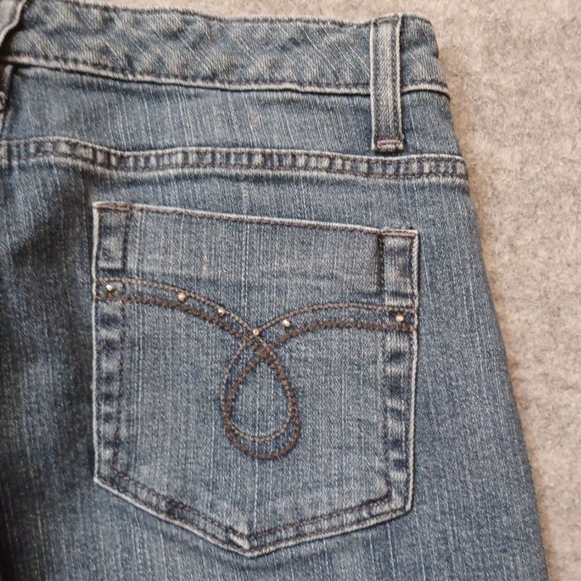 Lee Lee Jeans Women 10 Medium Blue Lower on the Waist Stretch Denim Casual Ladies Size 32" / US 10 / IT 46 - 3 Thumbnail