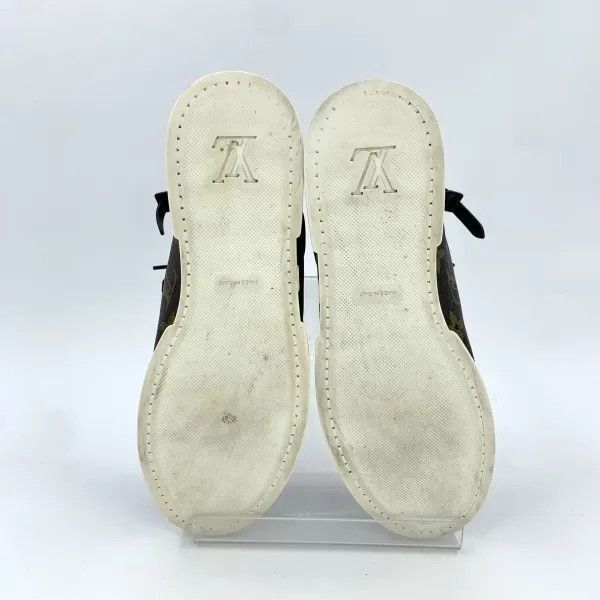 Louis Vuitton Louis Vuitton Brown Leather Casual High-Top Sneakers -2508 Size US 5.5 / EU 38 - 5 Thumbnail